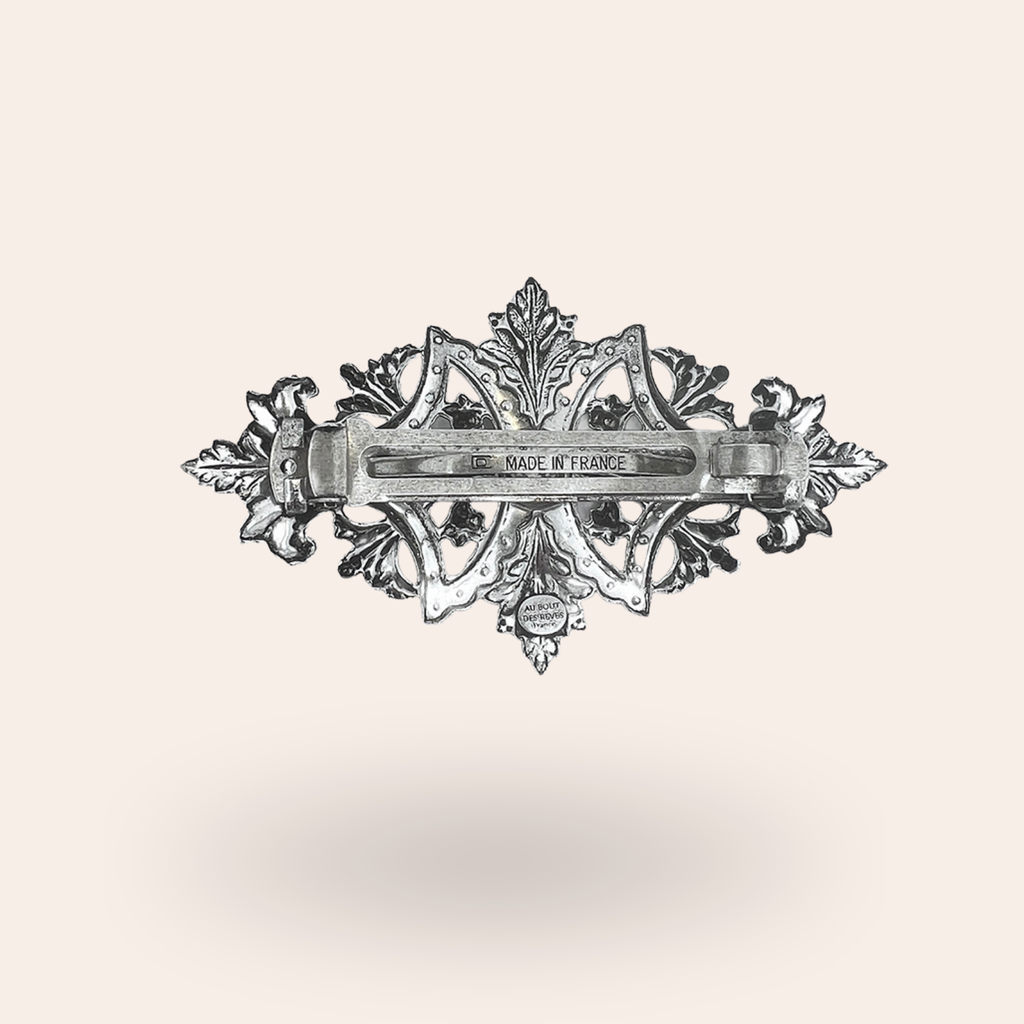 Barrette Automne Argentée