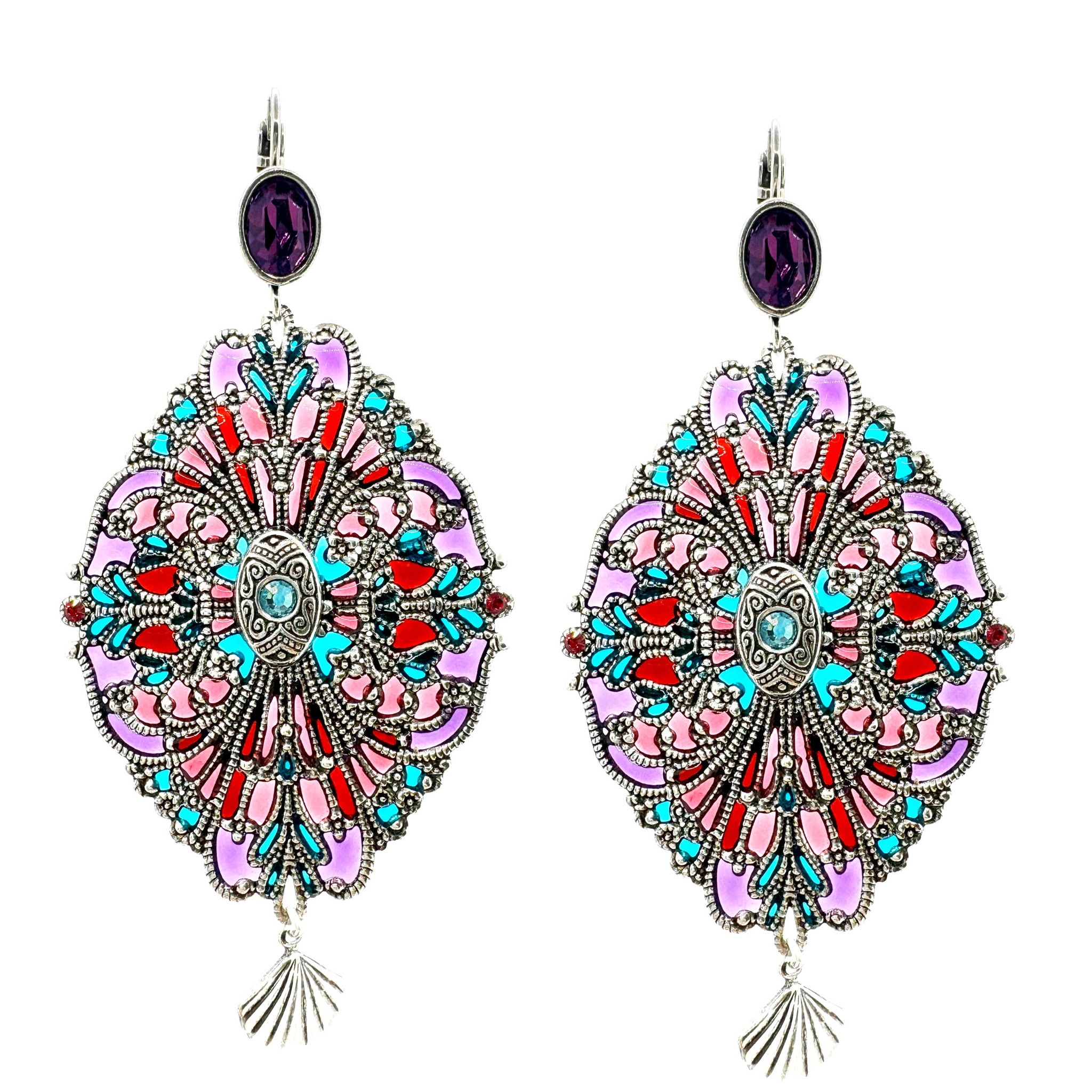 Boucles d'oreilles Chatoyante