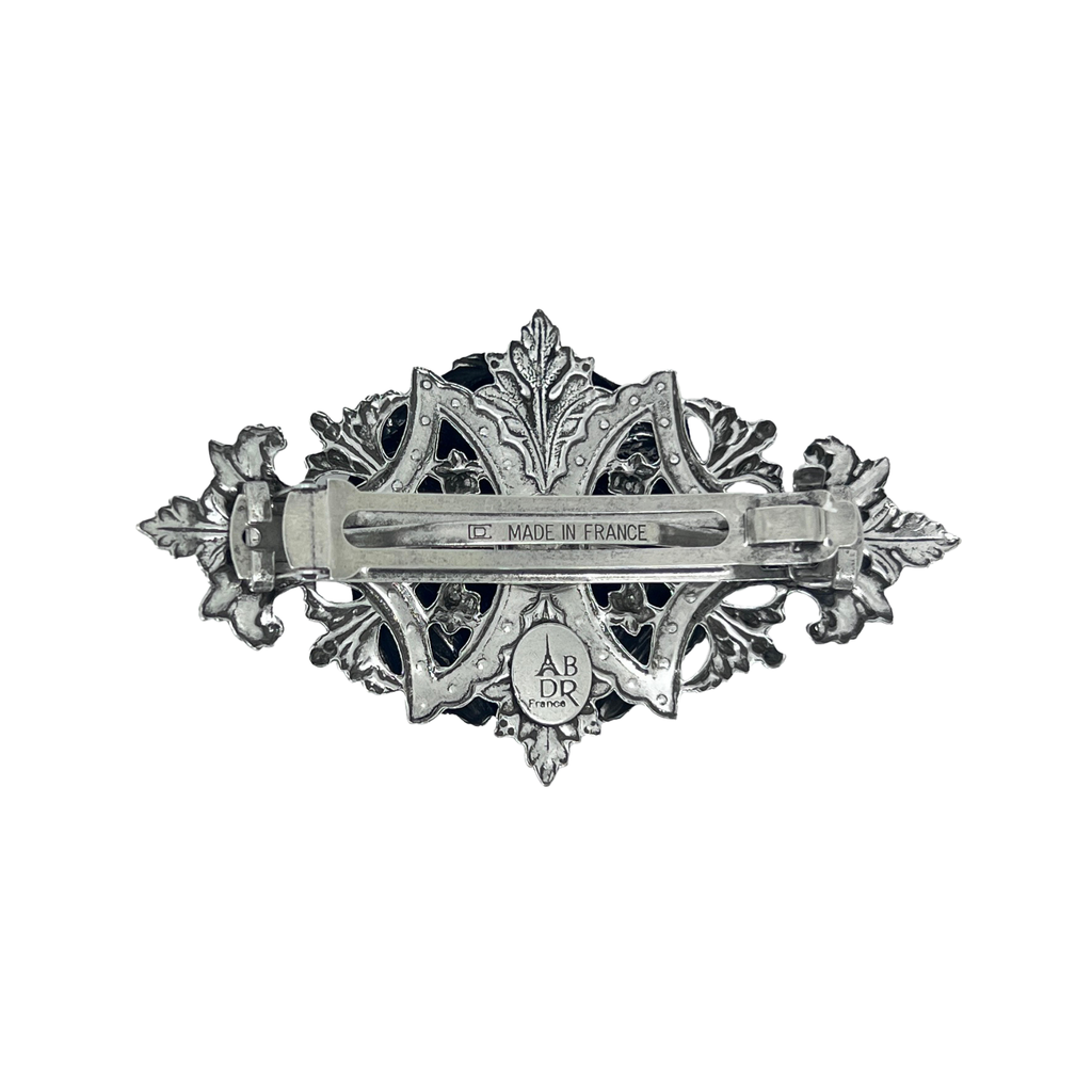 Barrette Lion Argentée