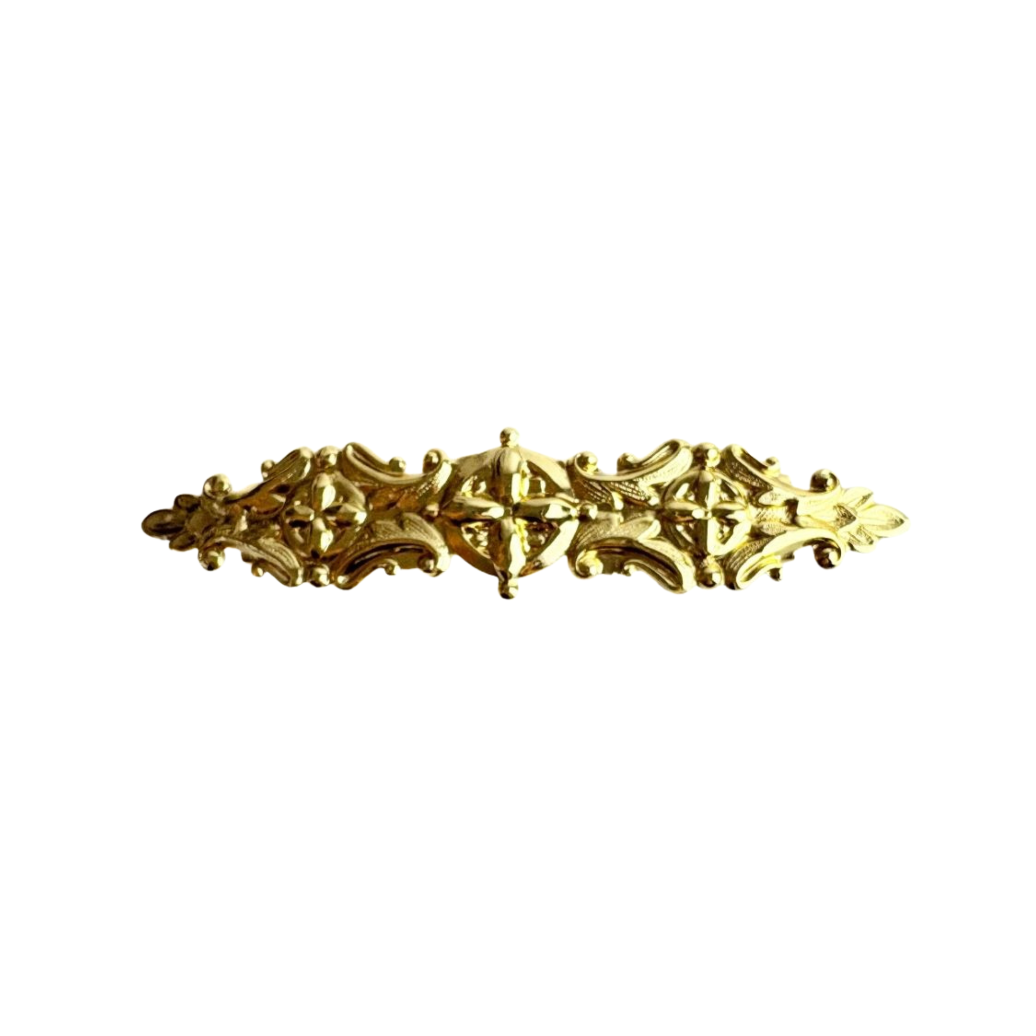 Barrette Croix Dorée