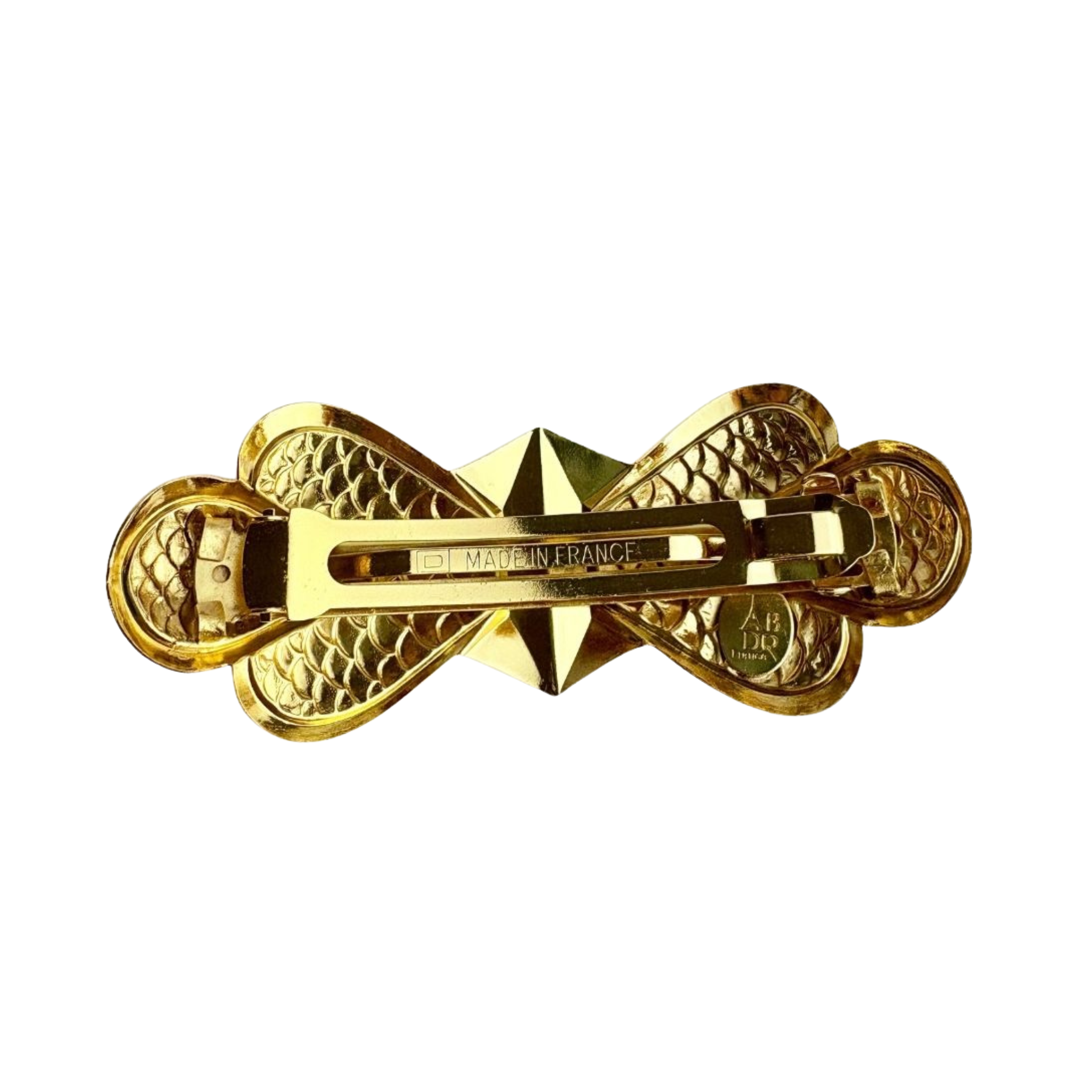 Barrette Ecailles Dorée