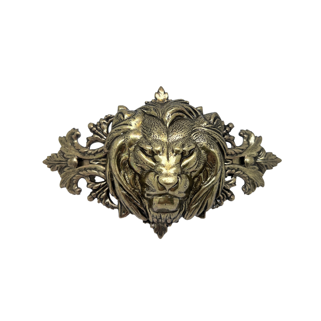 Barrette Lion Laiton