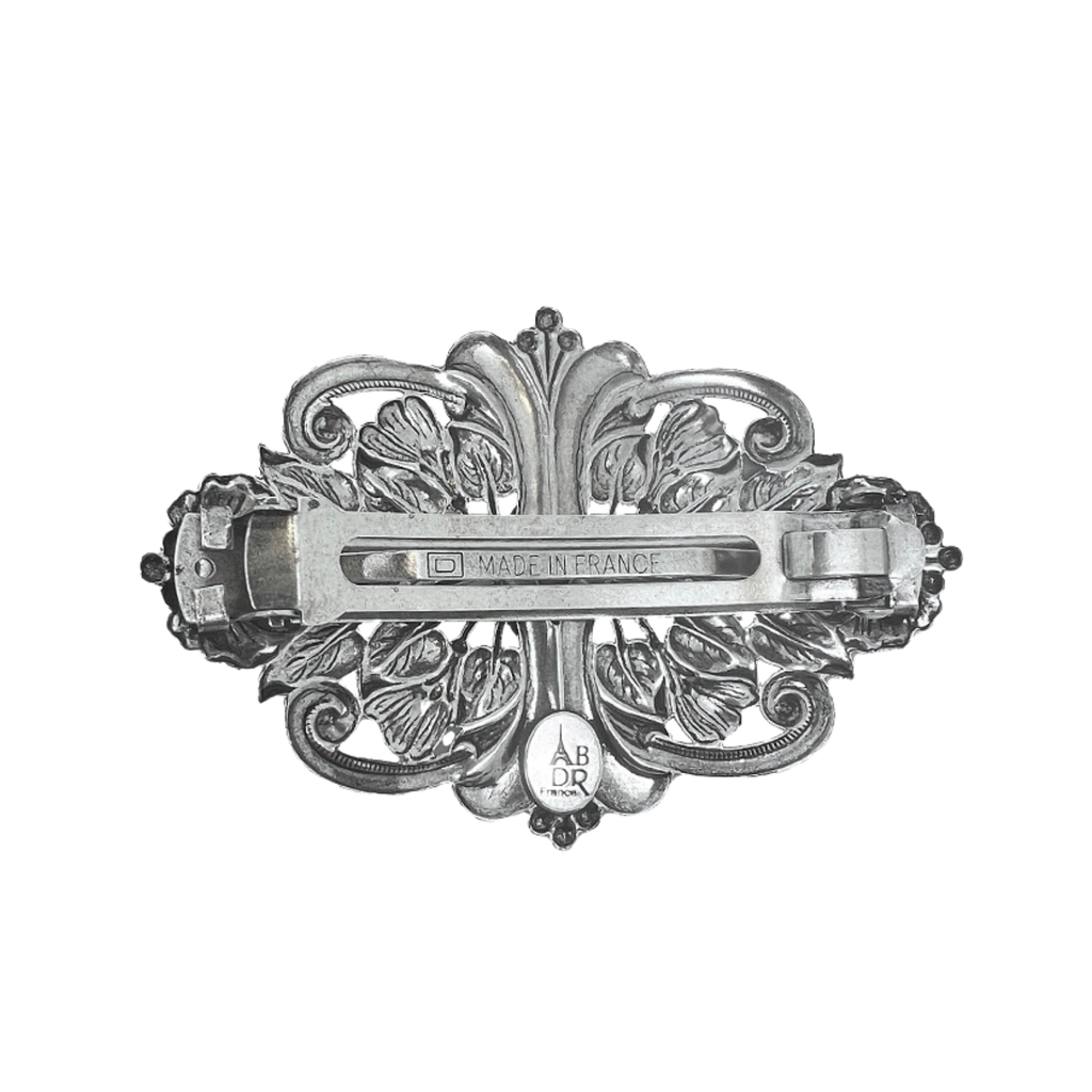 Barrette Bouquet Argentée