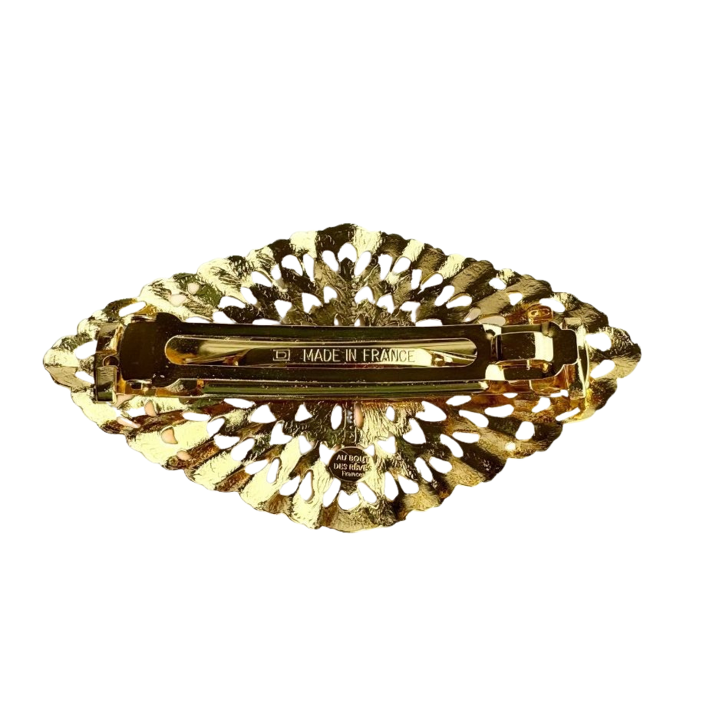 Barrette Ajourée Dorée