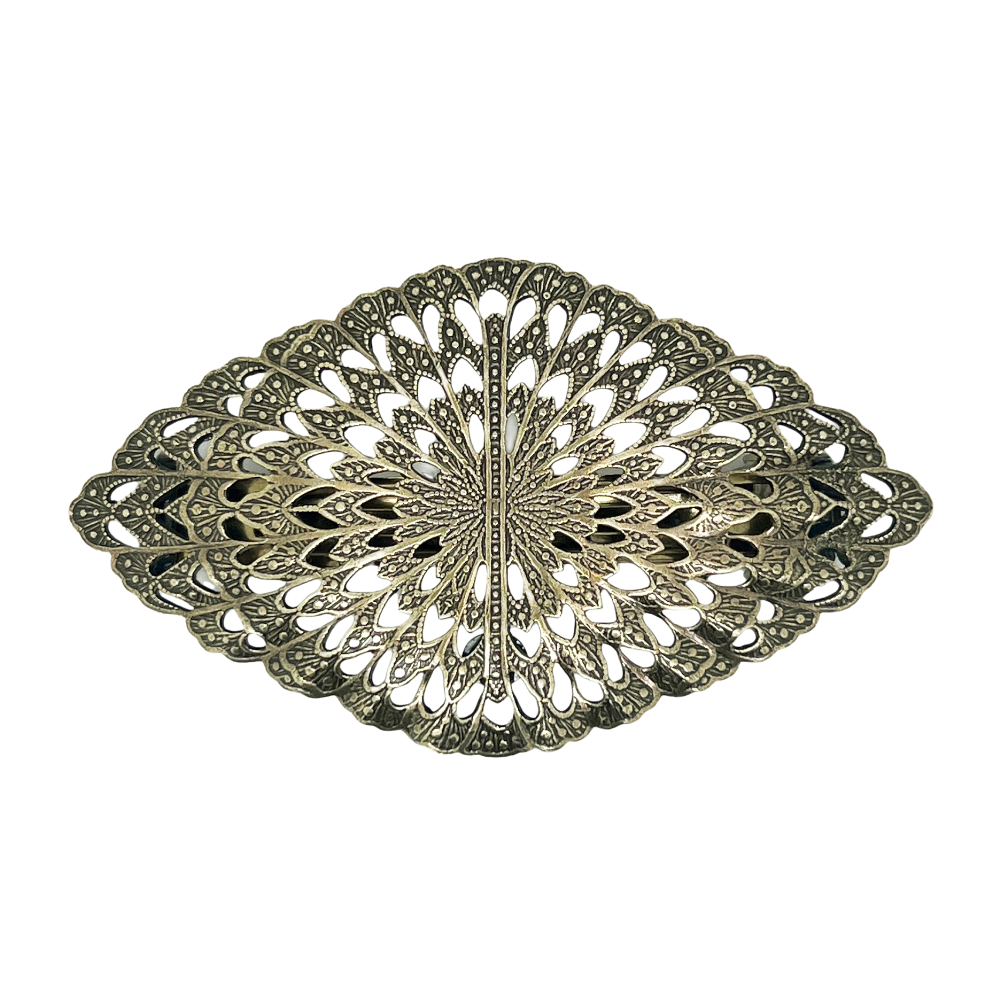 Barrette Ajourée Laiton