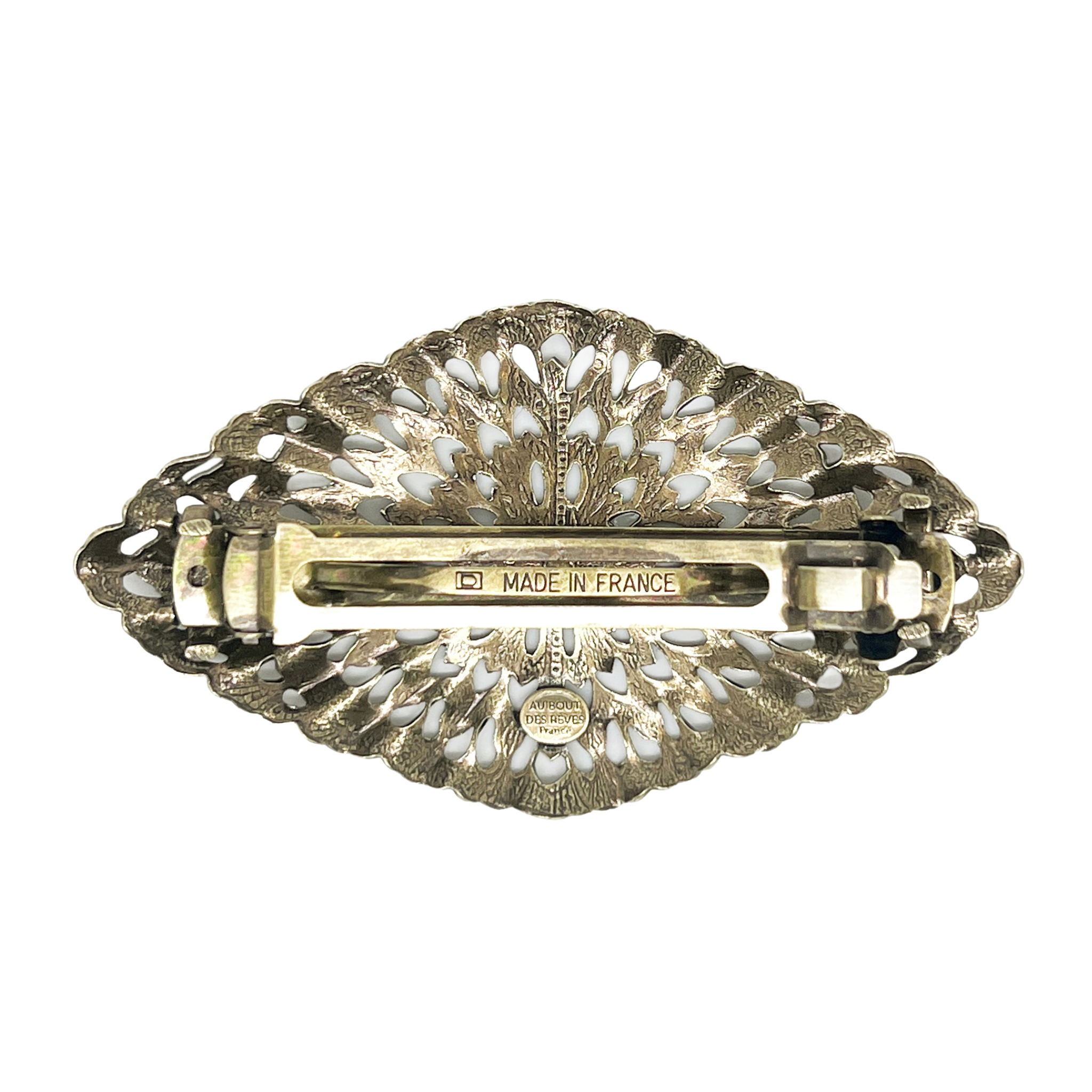 Barrette Ajourée Laiton