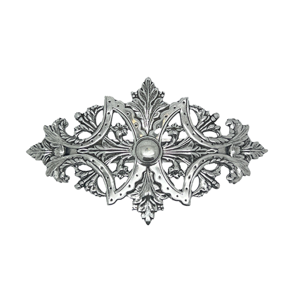 Barrette Automne Argentée