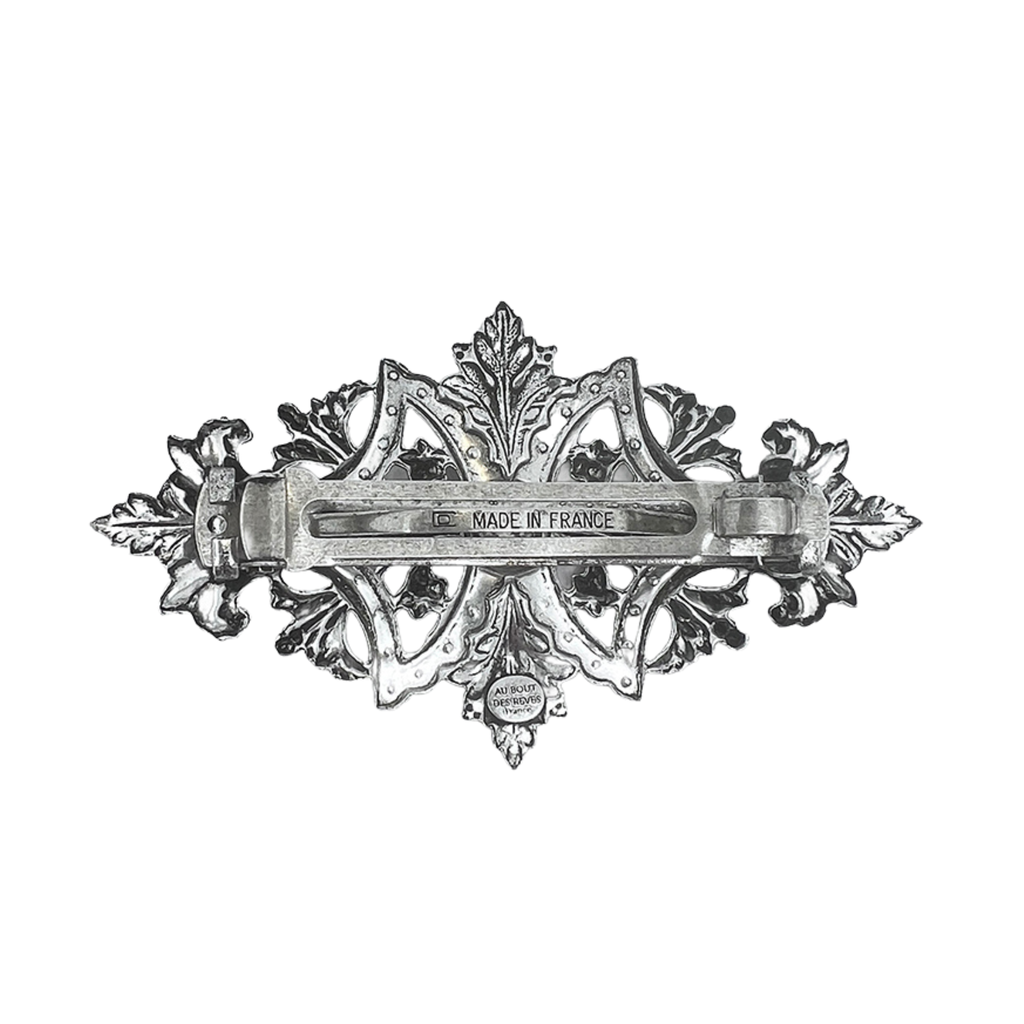 Barrette Automne Argentée