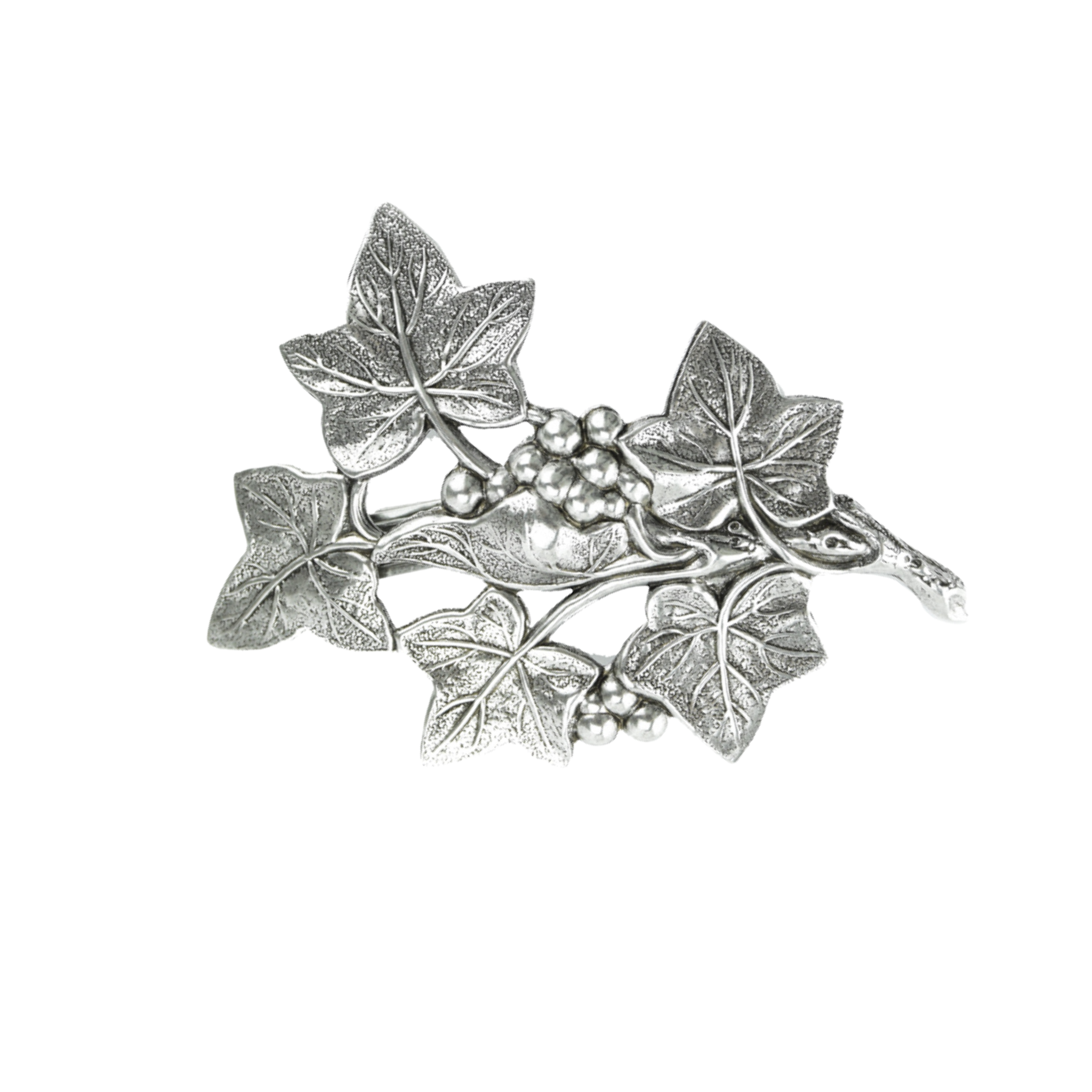 Barrette Lierre Argentée