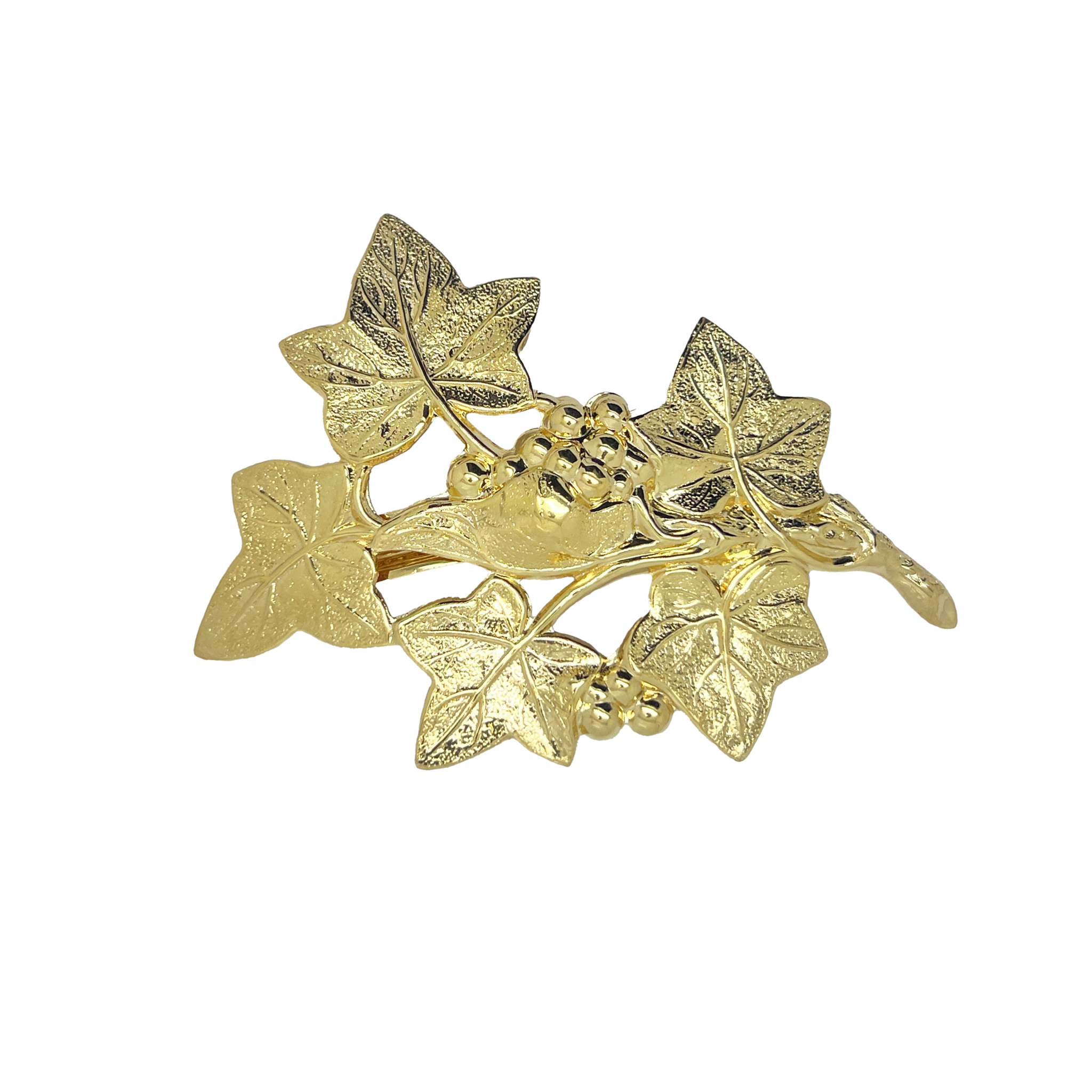 Barrette Lierre Dorée