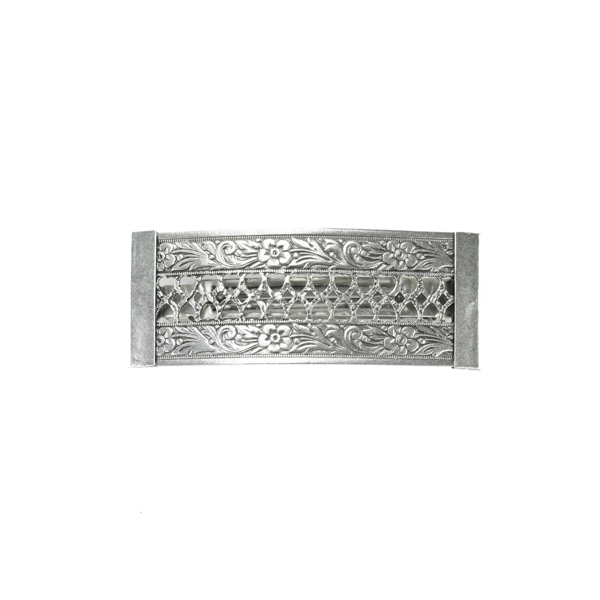 Barrette Petite galerie Argentée