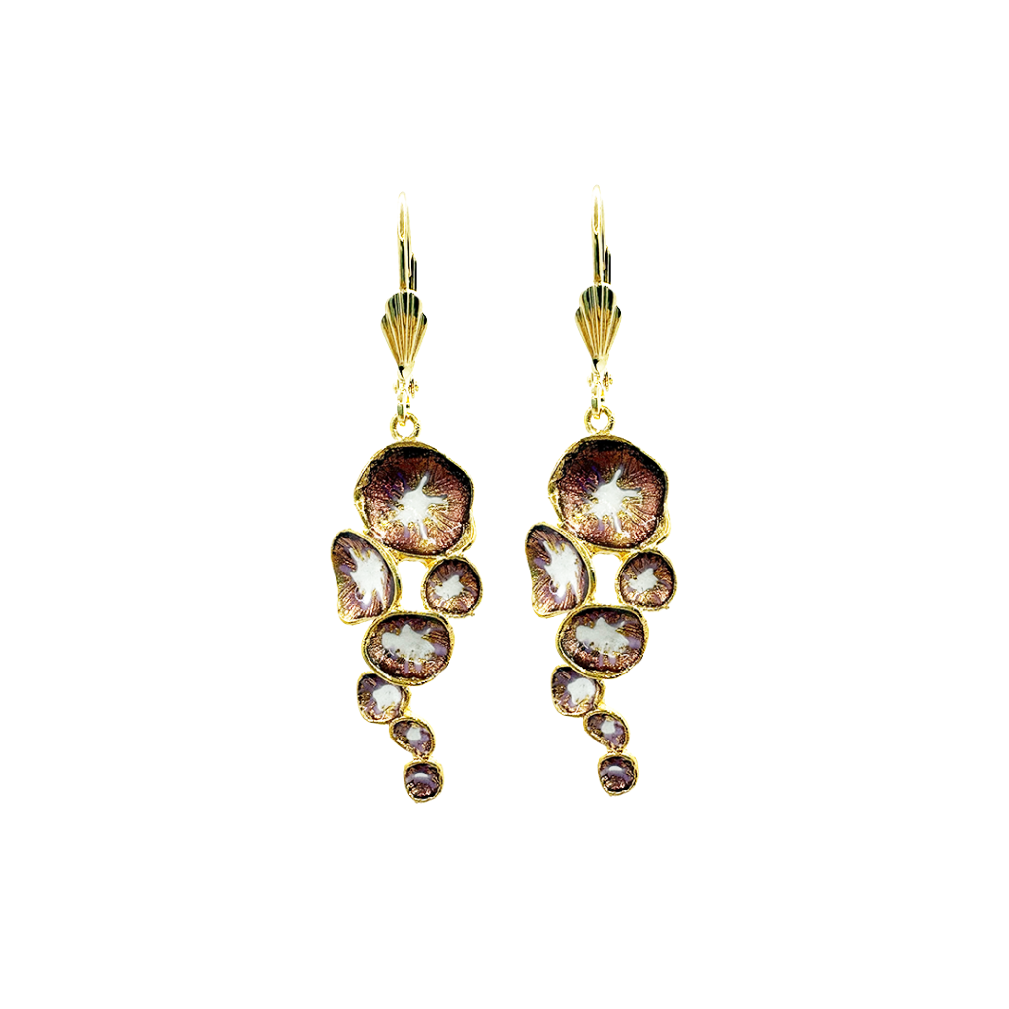 Boucles d'oreilles Fiori Dorées