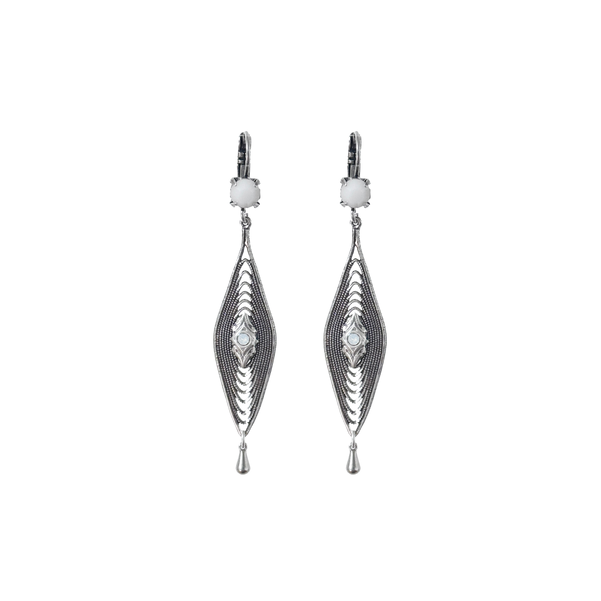 Boucles d'oreilles Juliane Argentées