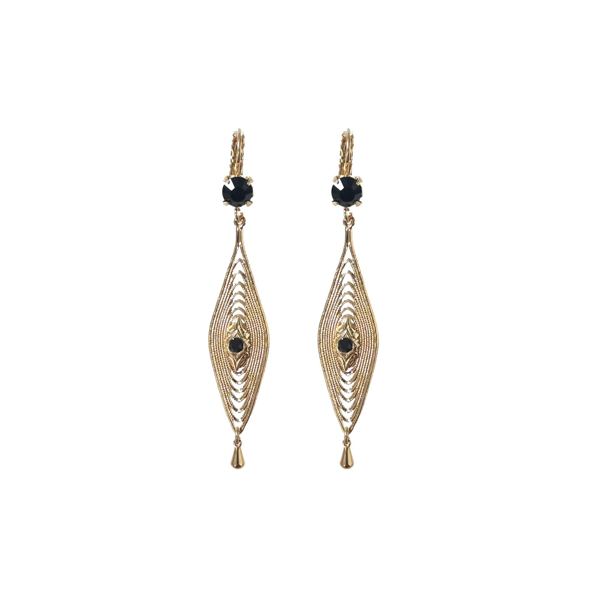 Boucles d'oreilles Juliane Dorées