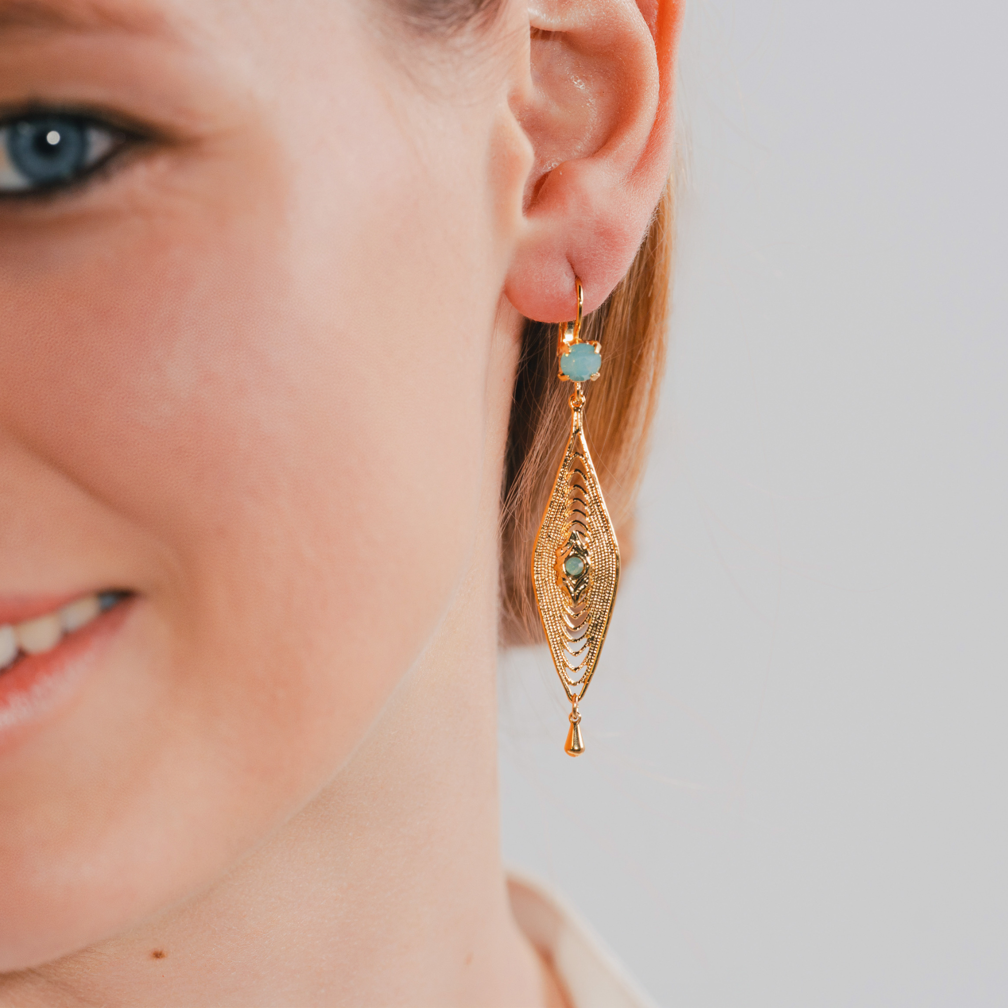 Boucles d'oreilles Juliane Dorées