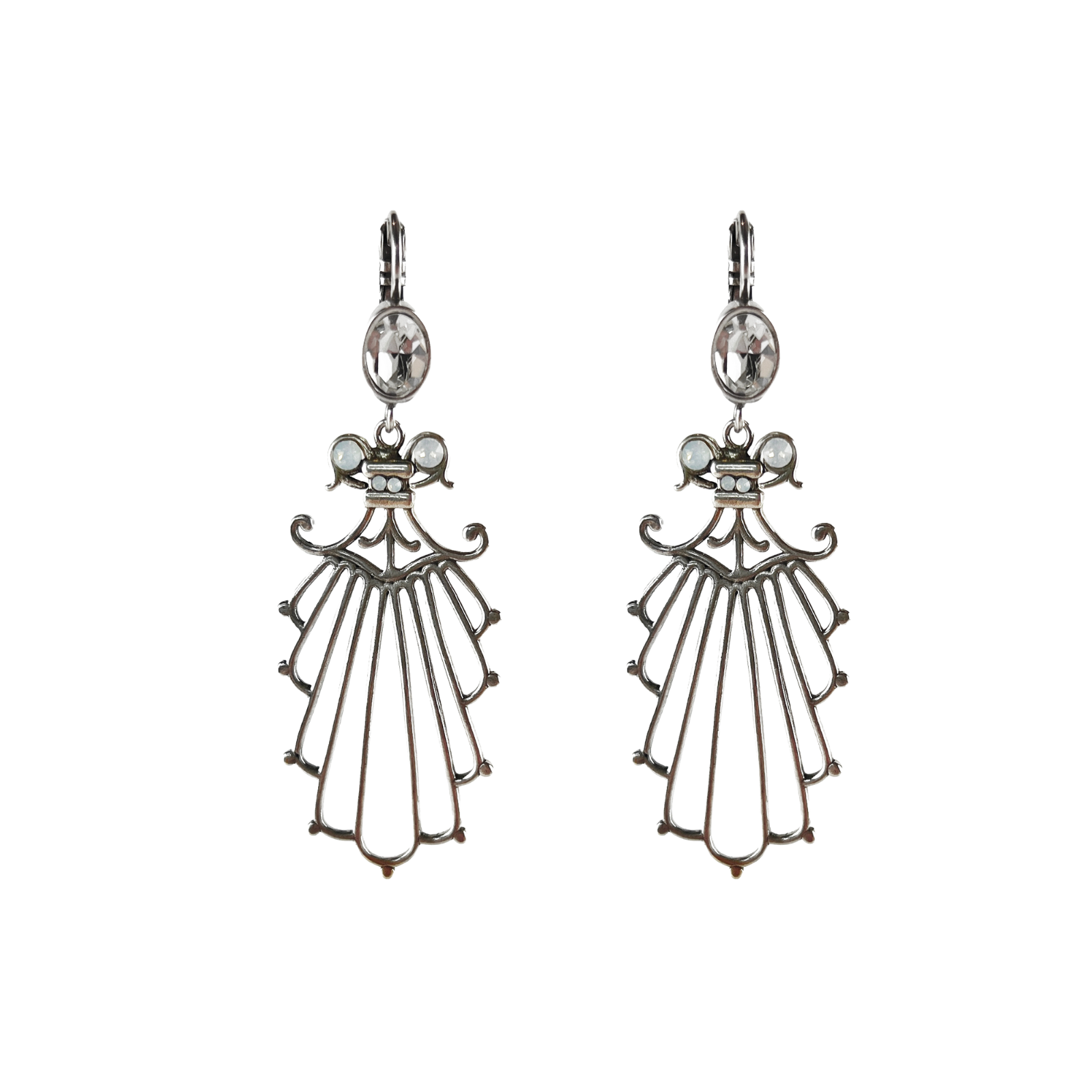 Boucles d'oreilles Tania Argentées