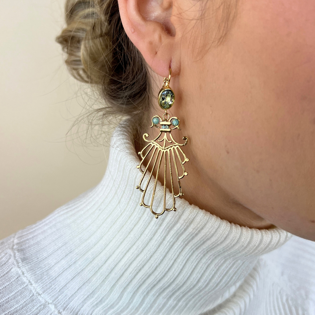 Boucles d'oreilles Tania Dorées