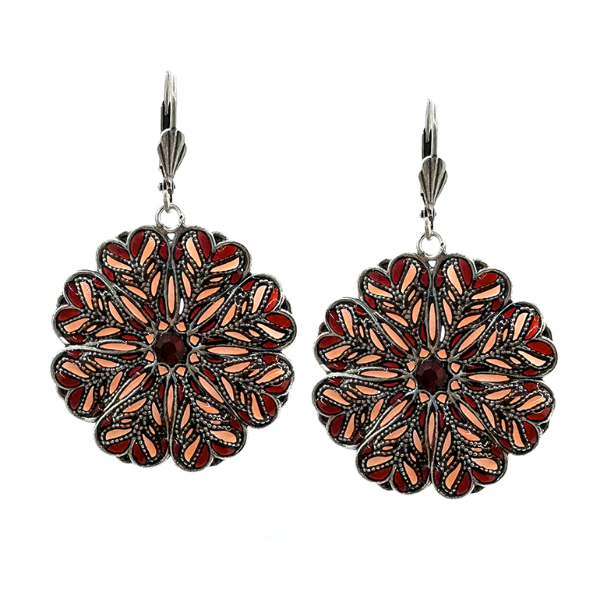 Boucles d'oreilles Florale