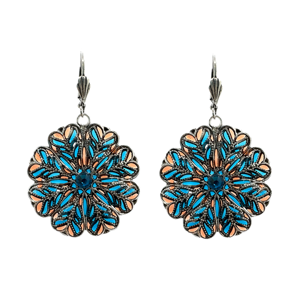 Boucles d'oreilles Florale