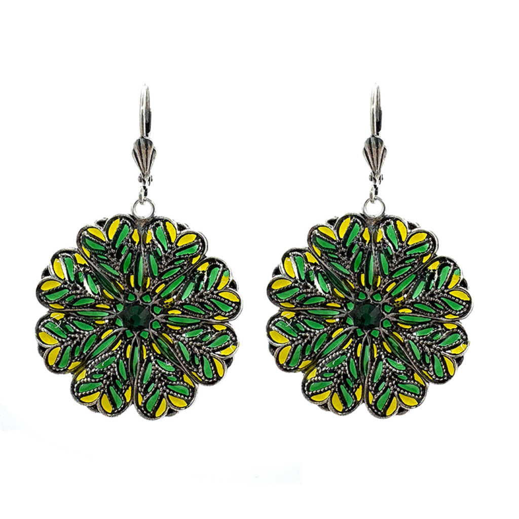 Boucles d'oreilles Florale