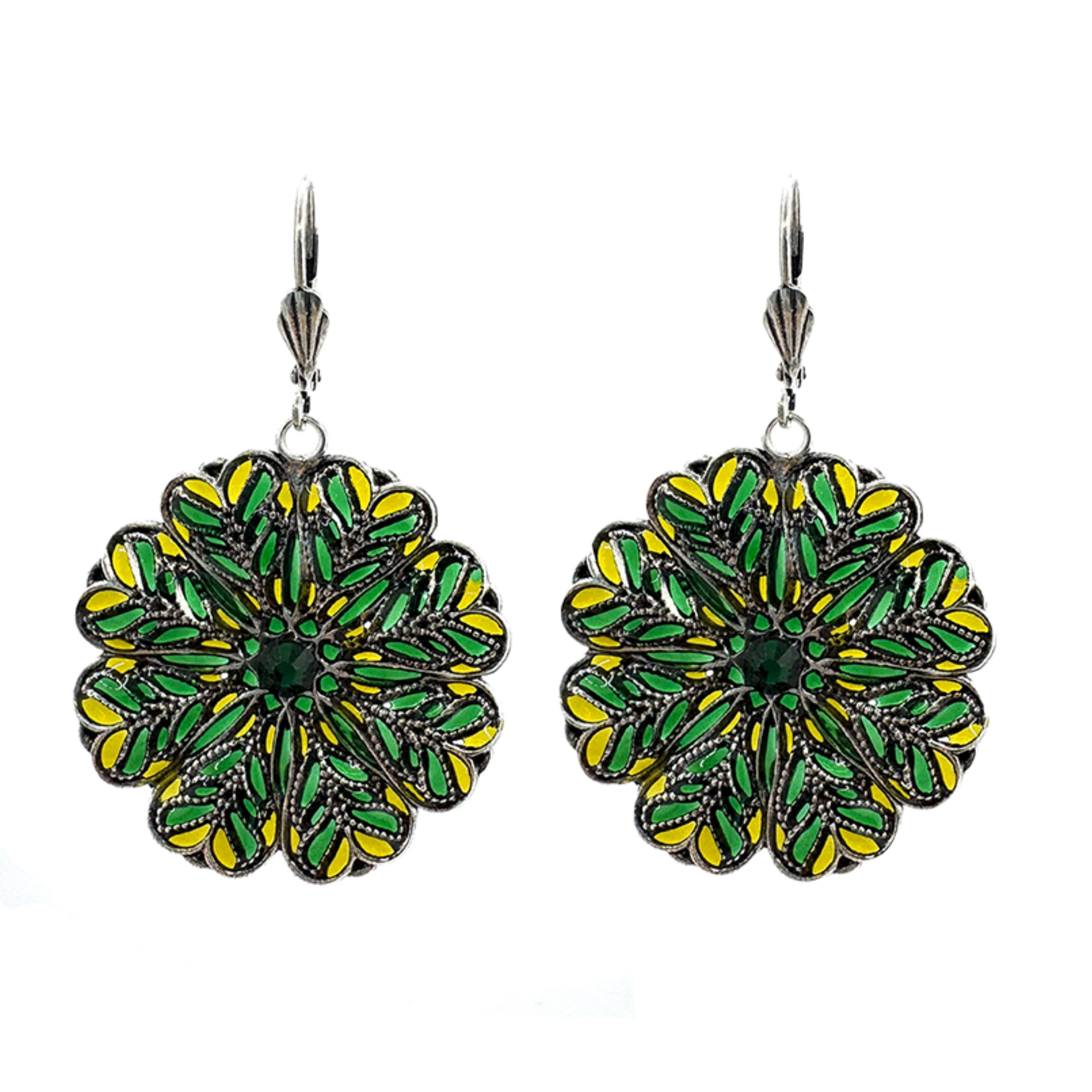 Boucles d'oreilles Florale