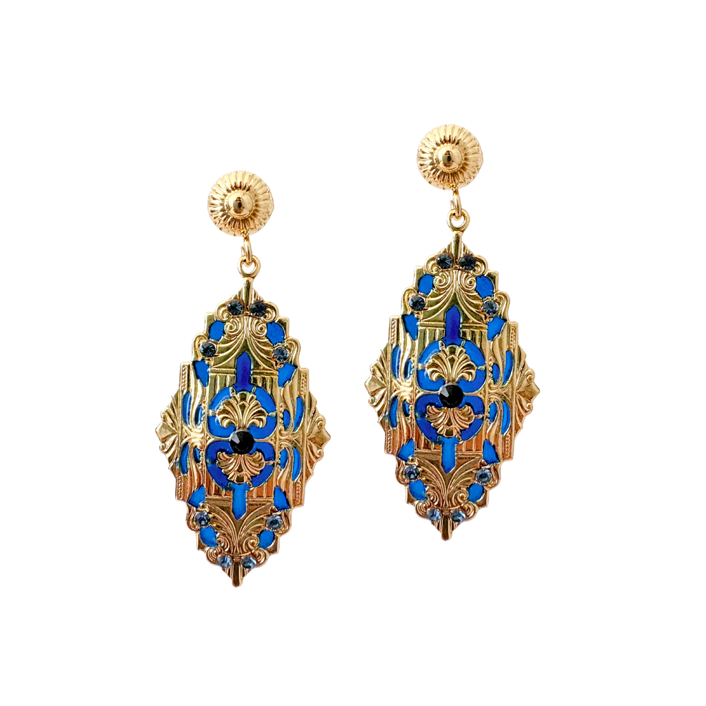 Boucles d'oreilles Bali dorées