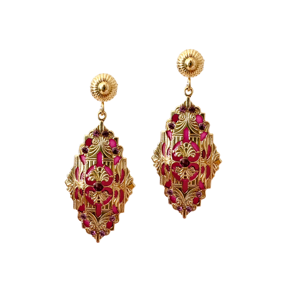 Boucles d'oreilles Bali dorées