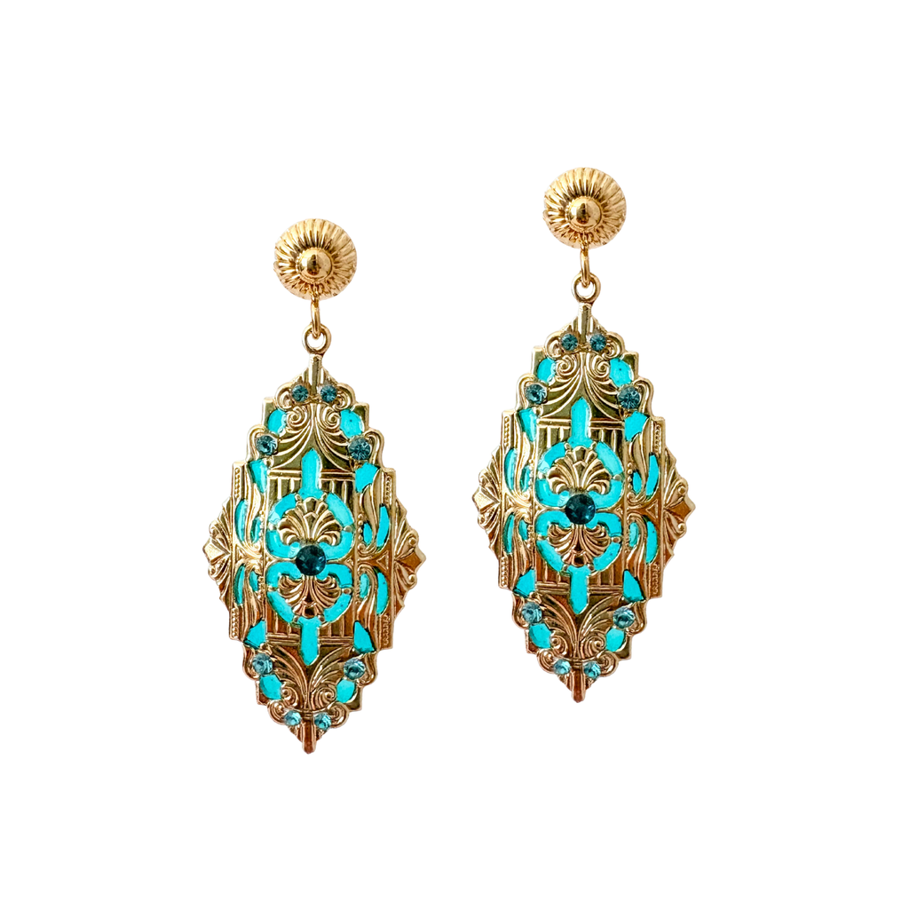 Boucles d'oreilles Bali dorées