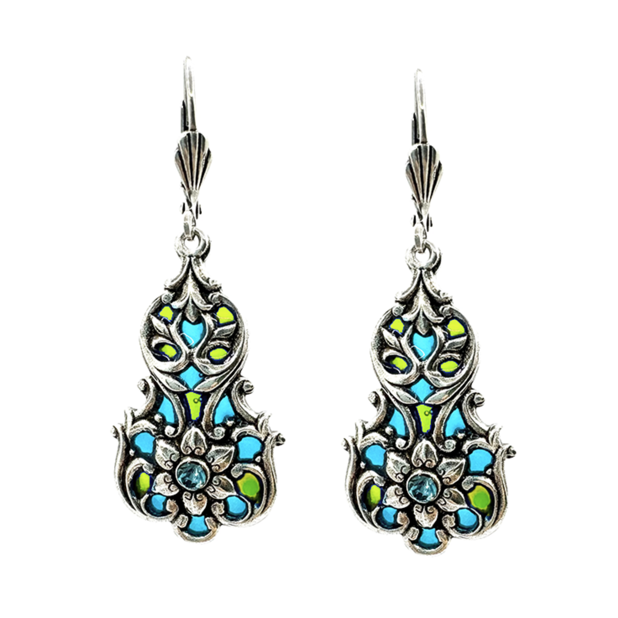 Boucles d'oreilles Bouquet