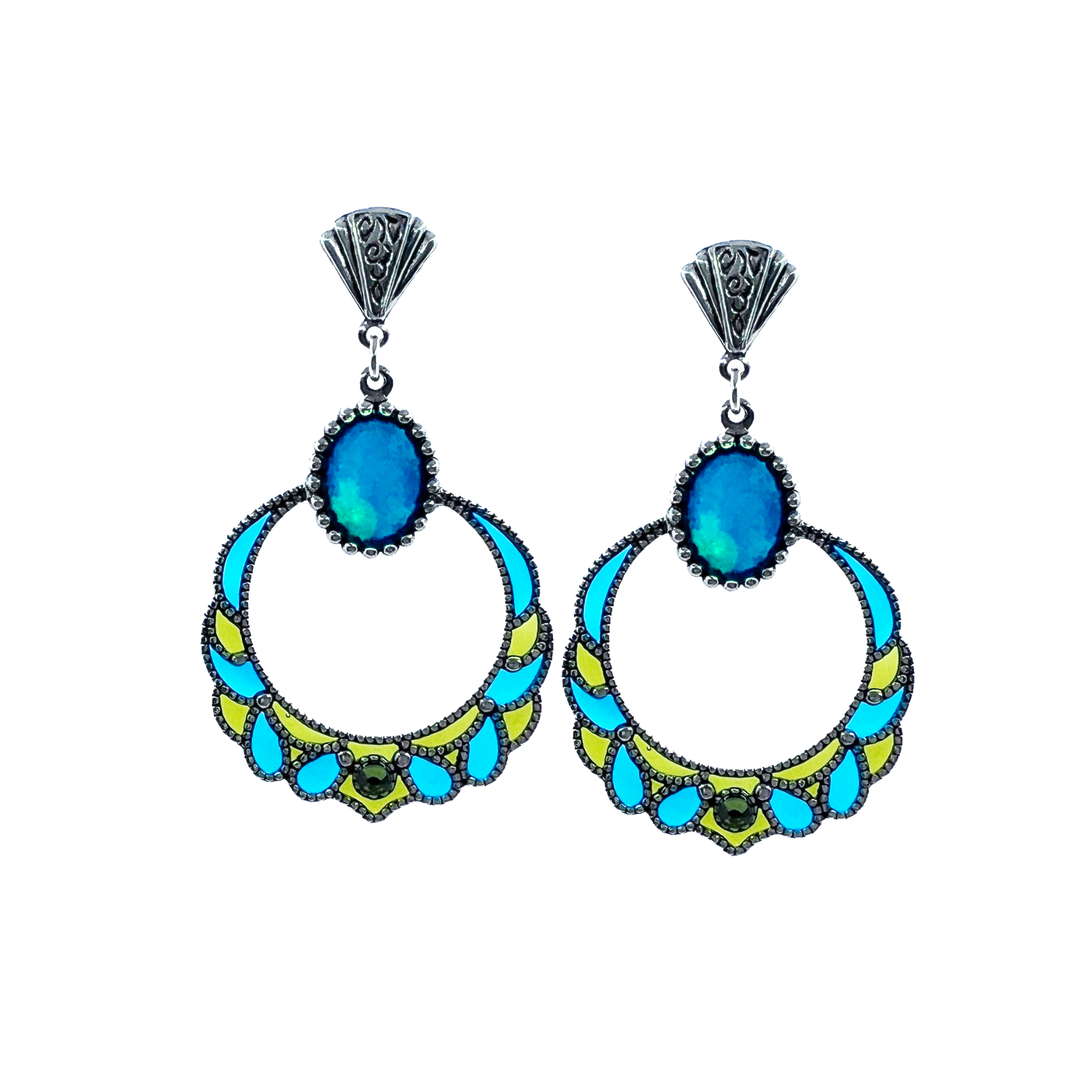 Boucles d'oreilles Calicia