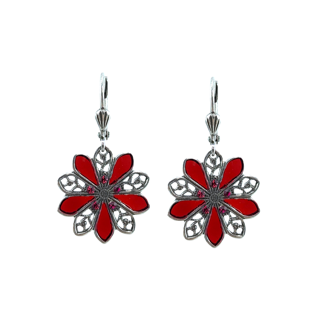 Boucles d'oreilles Dahlia