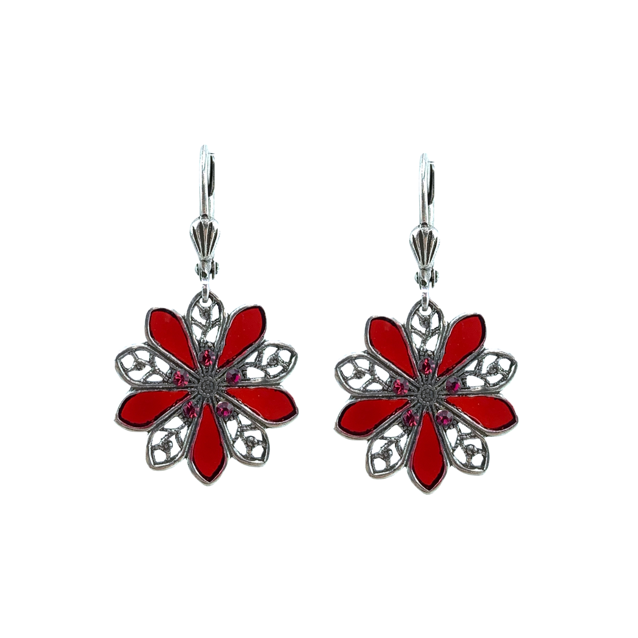 Boucles d'oreilles Dahlia