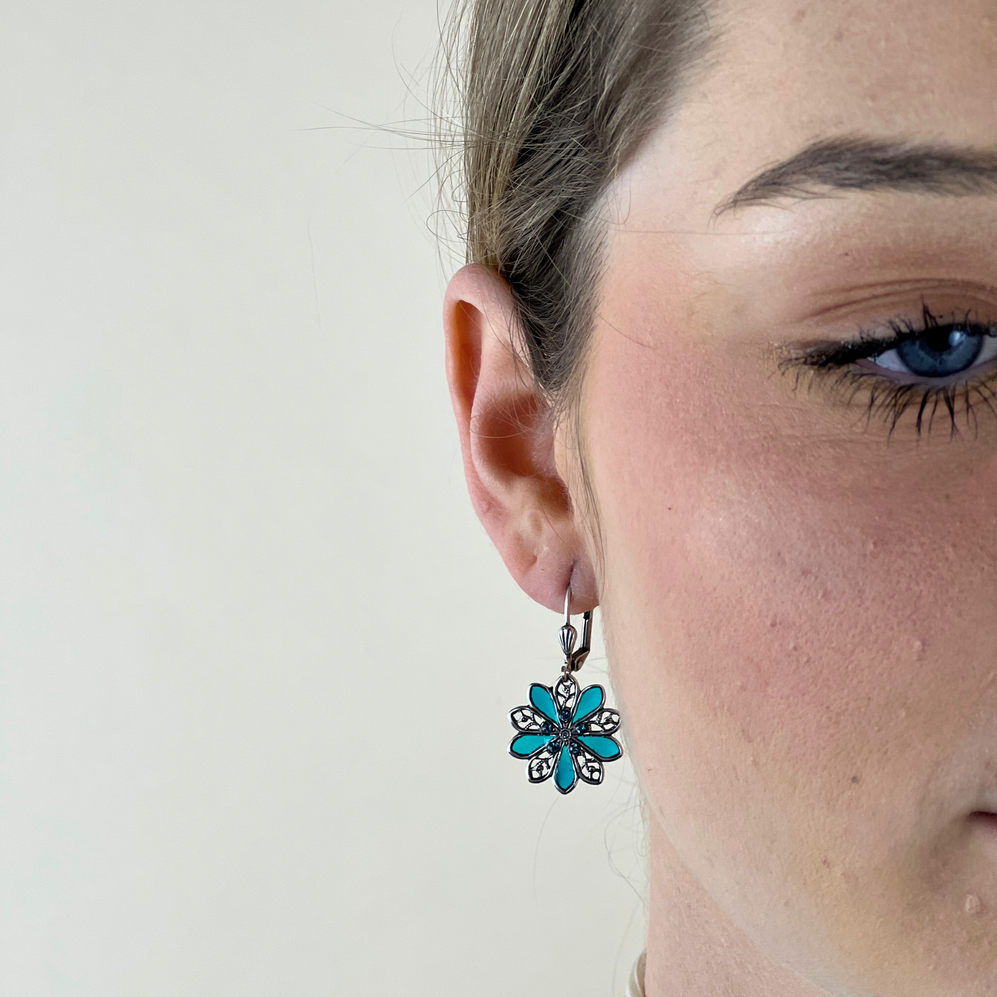 Boucles d'oreilles Dahlia