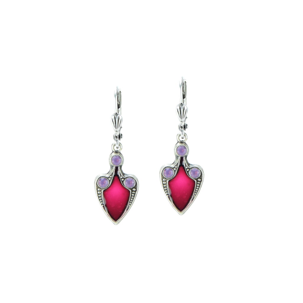 Boucles d'oreilles Ecusson