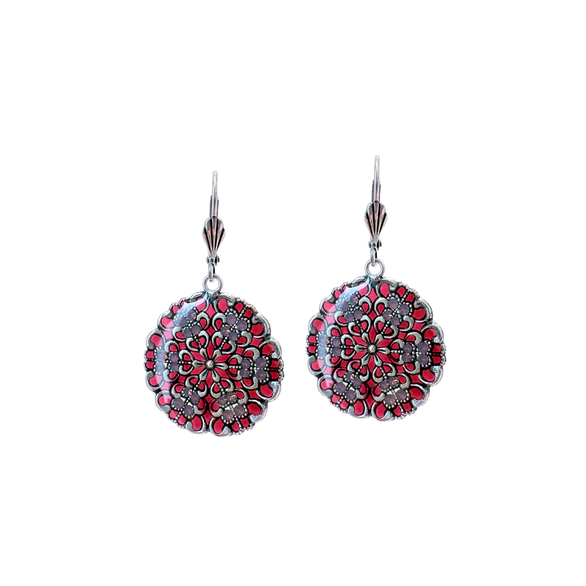 Boucles d'oreilles Fleuries