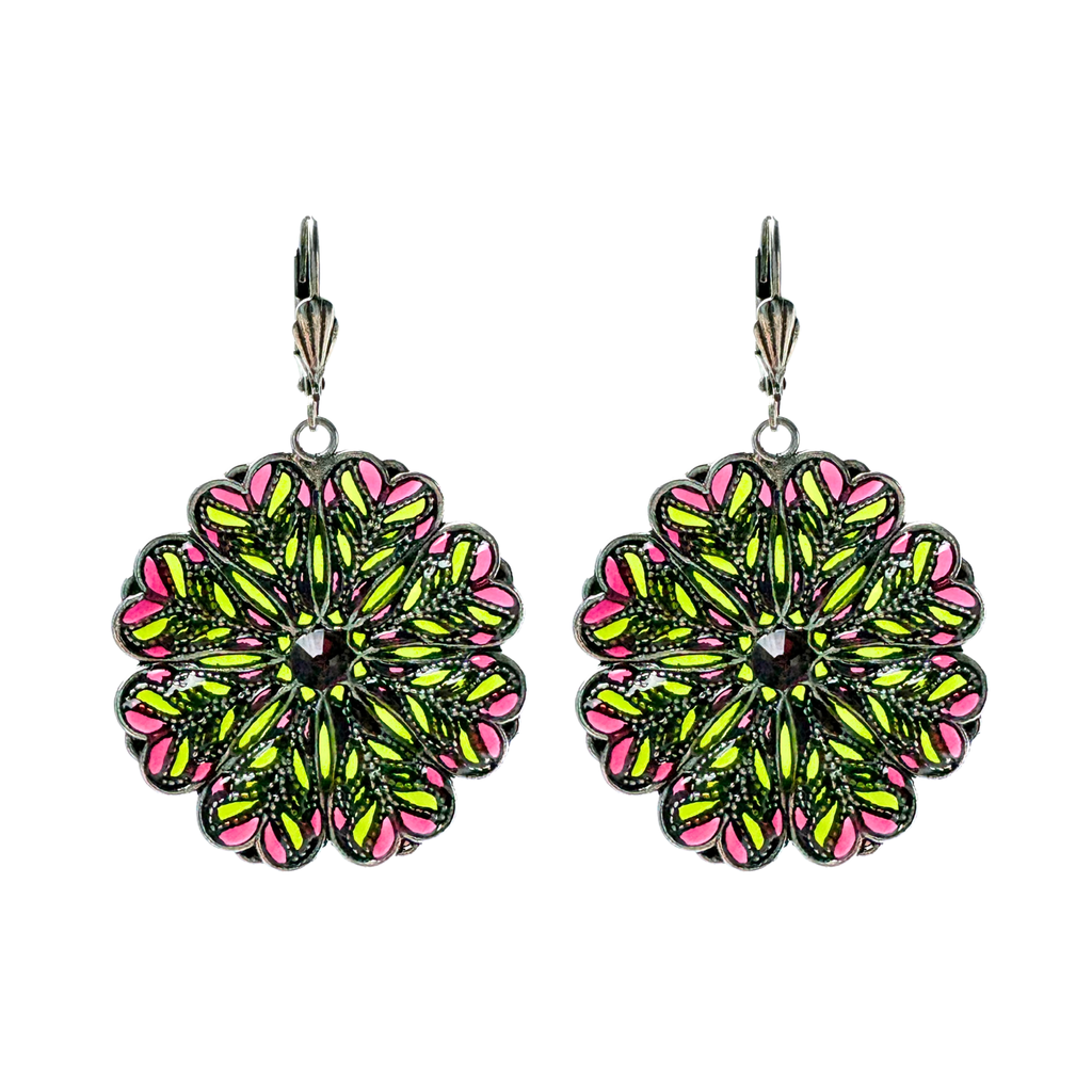 Boucles d'oreilles Florale