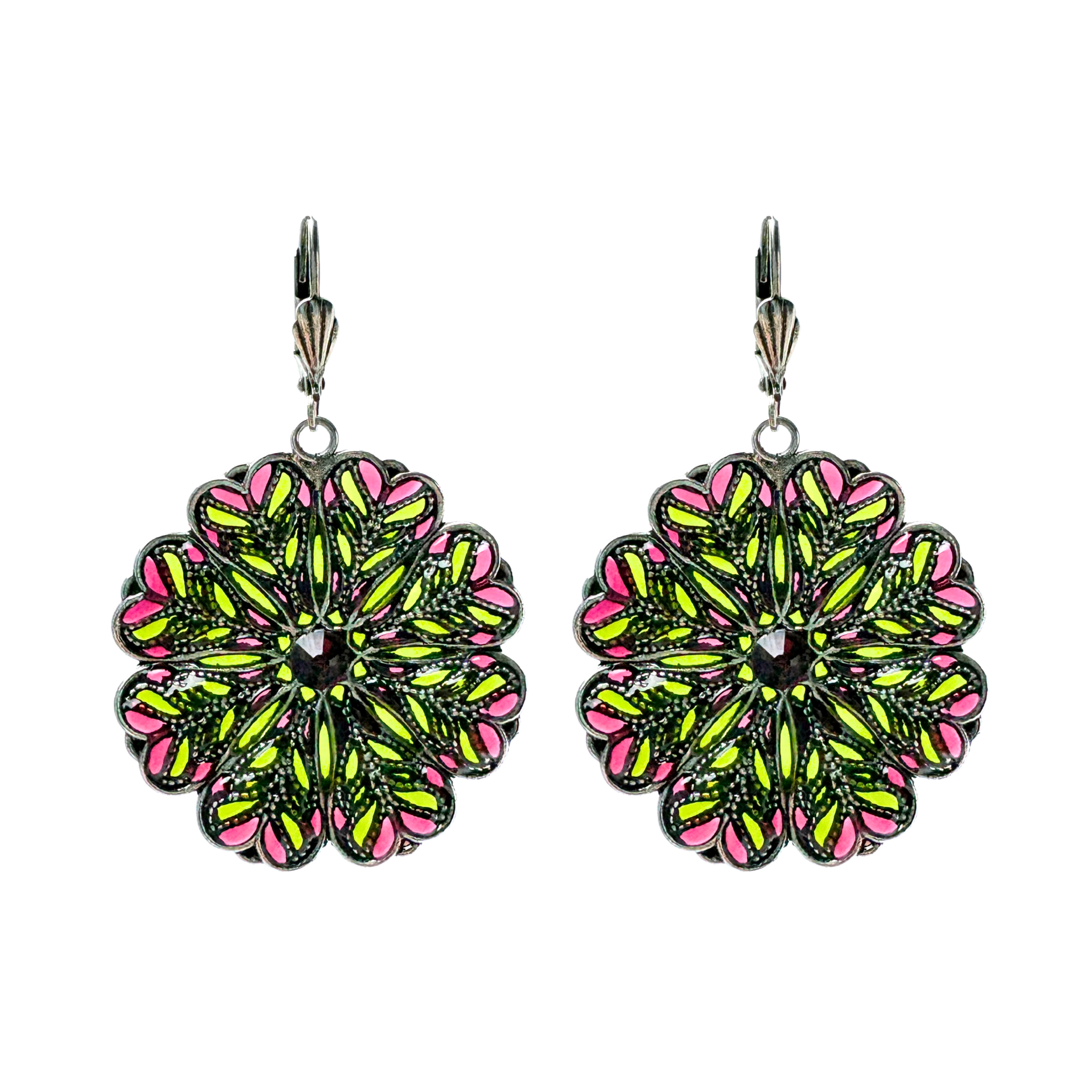 Boucles d'oreilles Florale