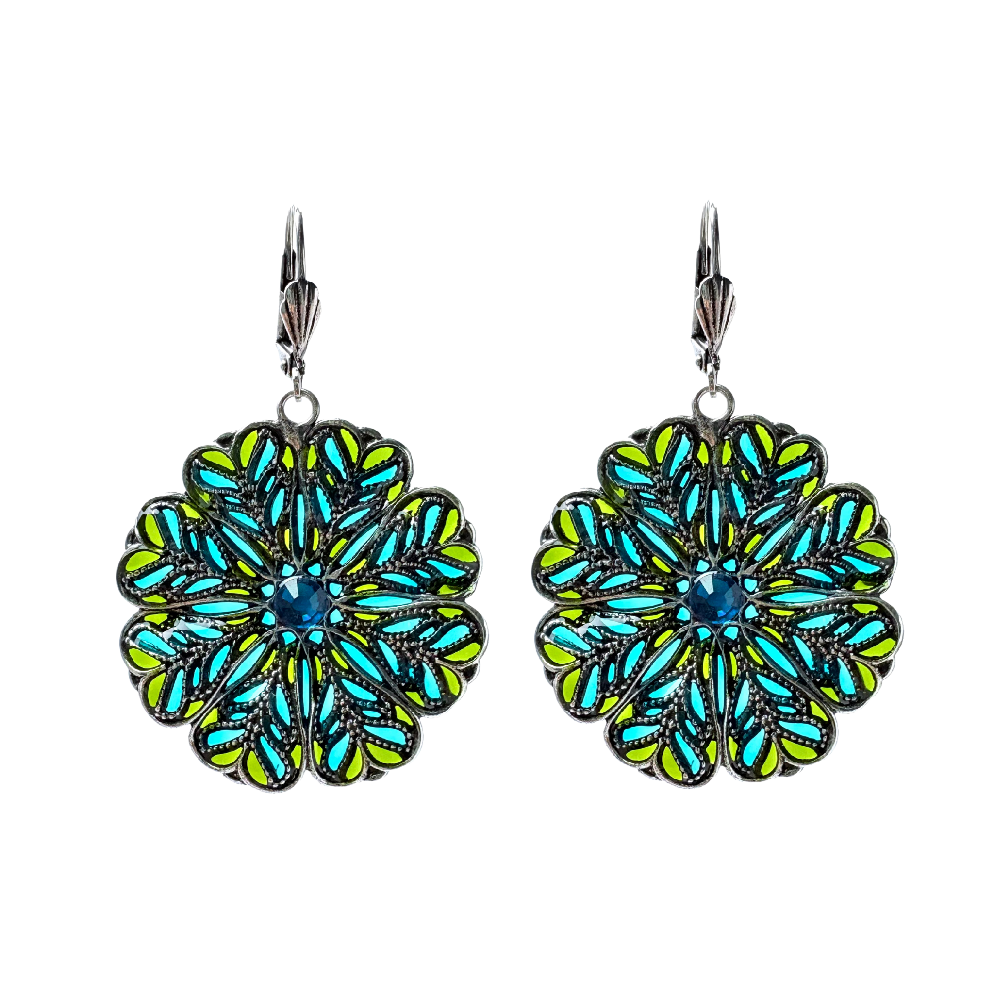 Boucles d'oreilles Florale