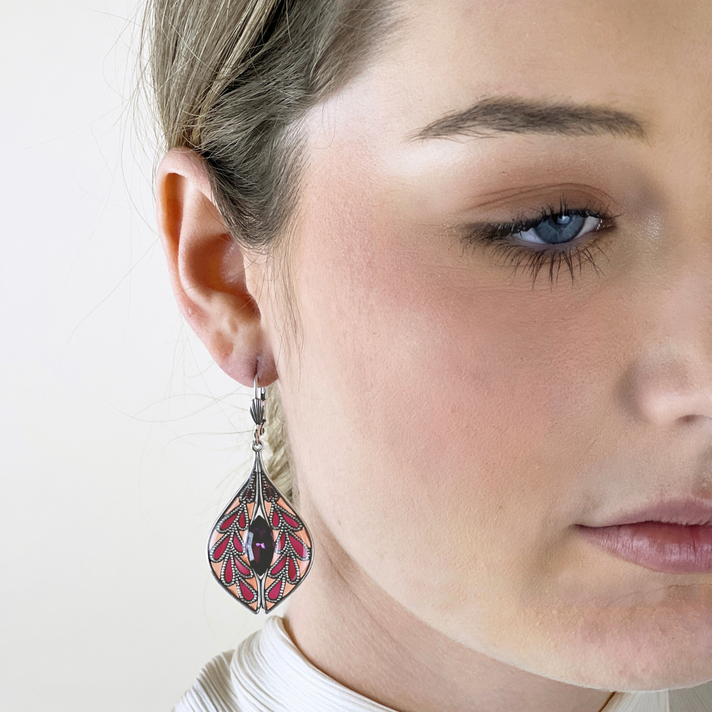 Boucles d'oreilles Gentiane