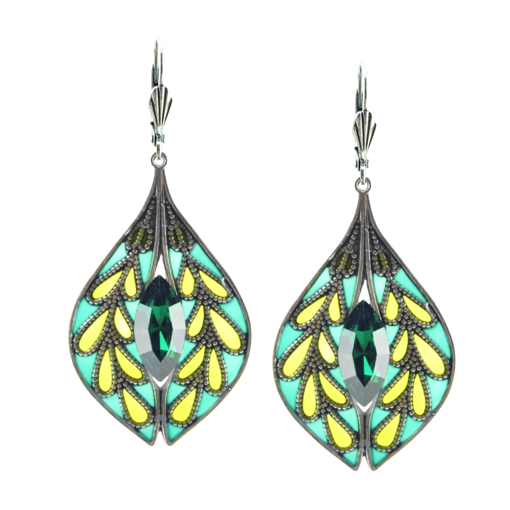 Boucles d'oreilles Gentiane