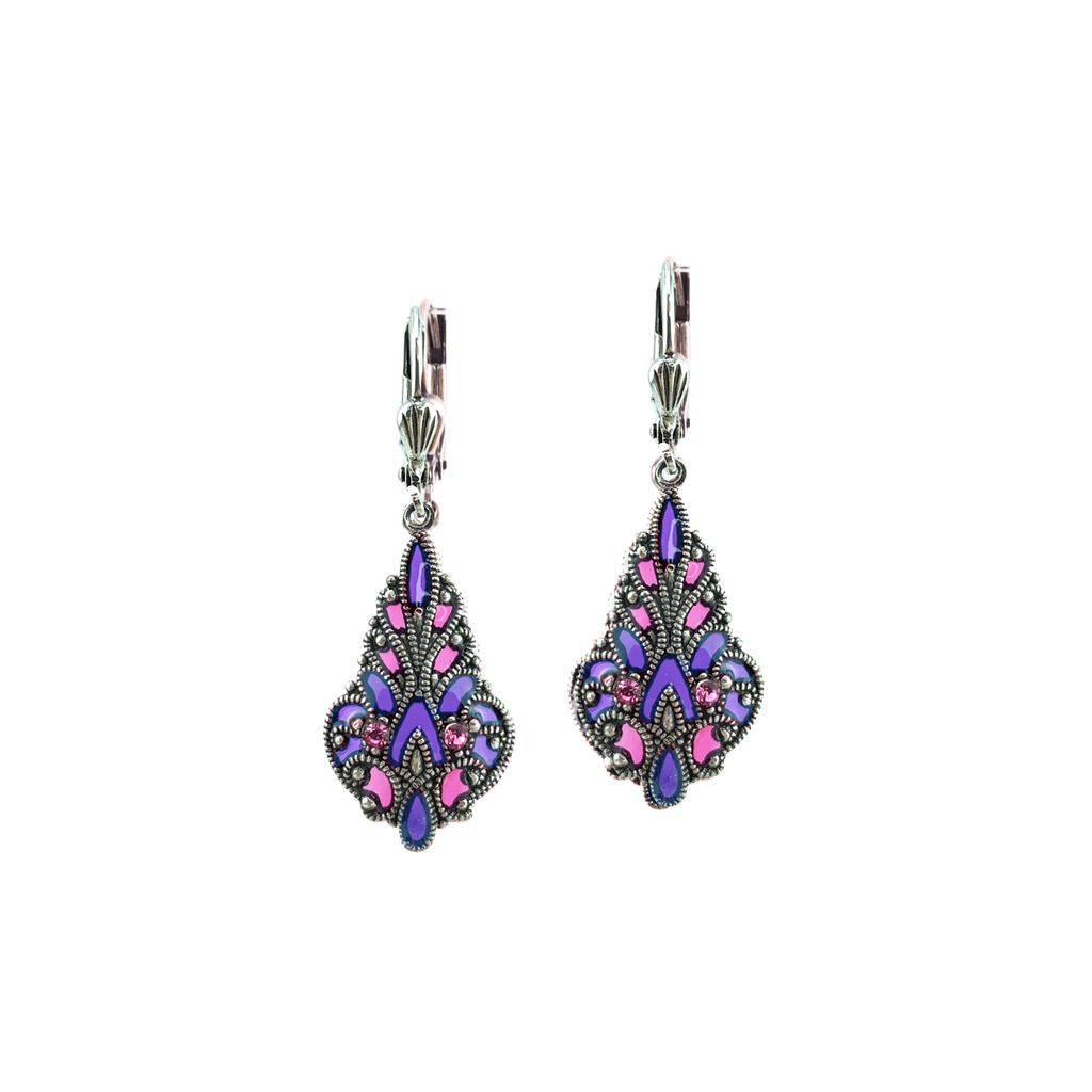 Boucles d'oreilles Mosaïque