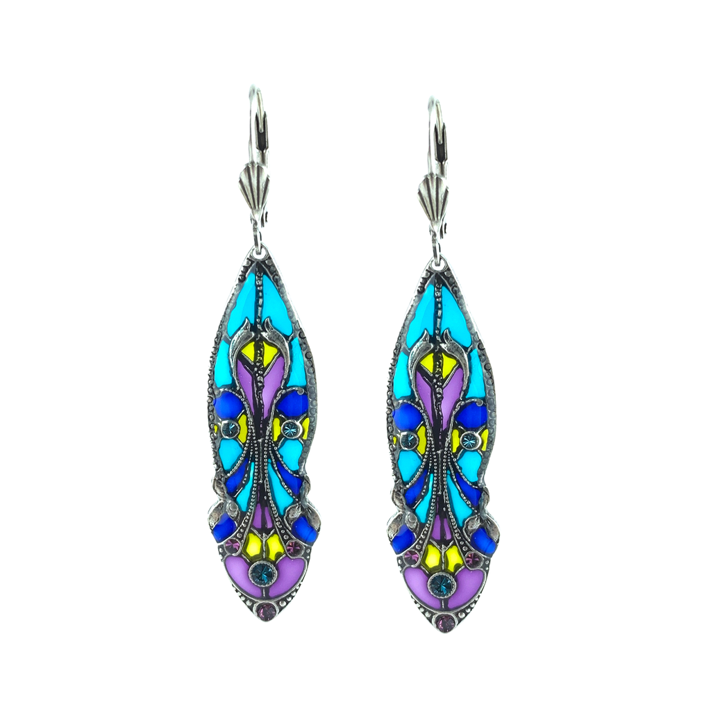 Boucles d'oreilles Mucha