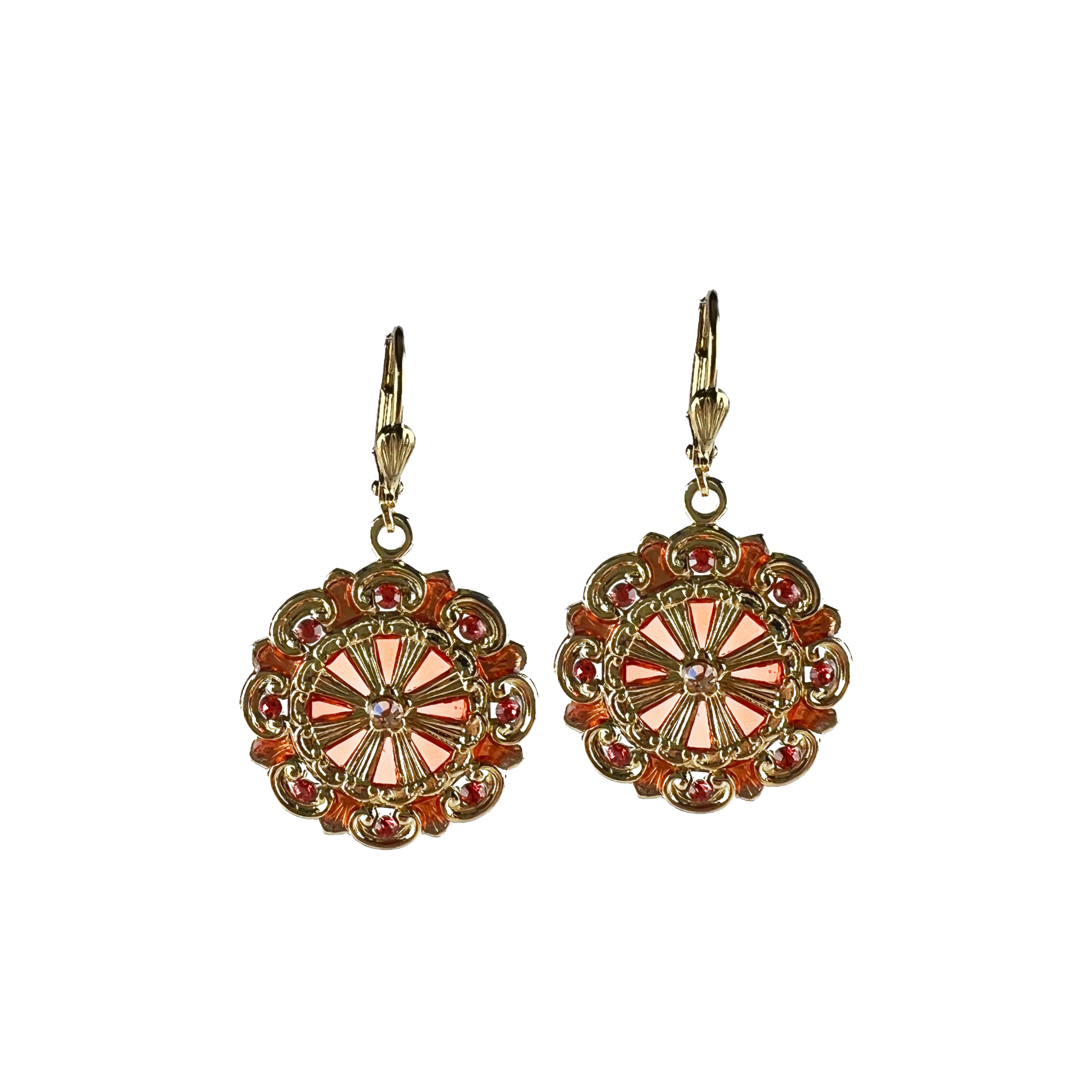 Boucles d'oreilles Suzanne dorées