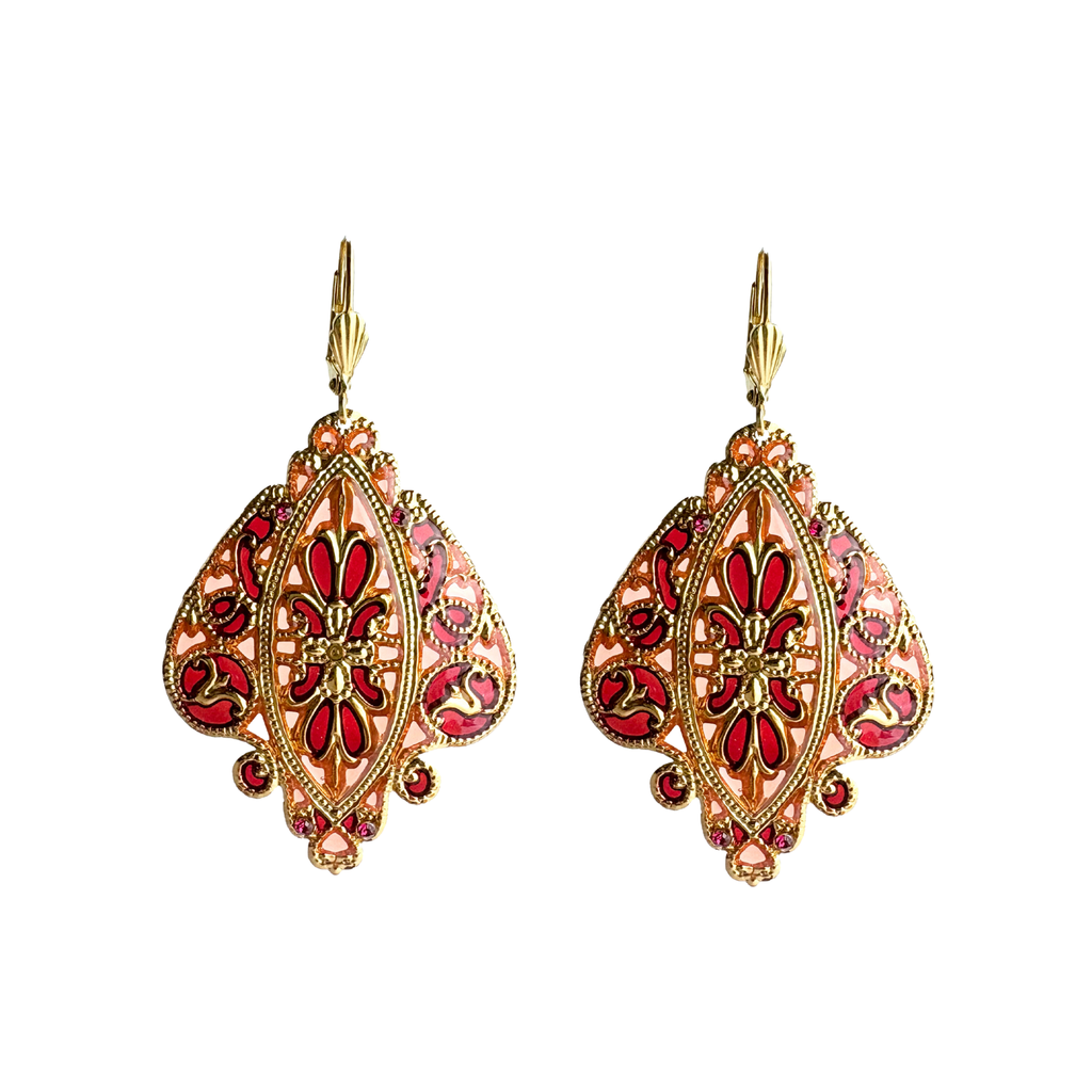 Boucles d'oreilles Tilda dorées