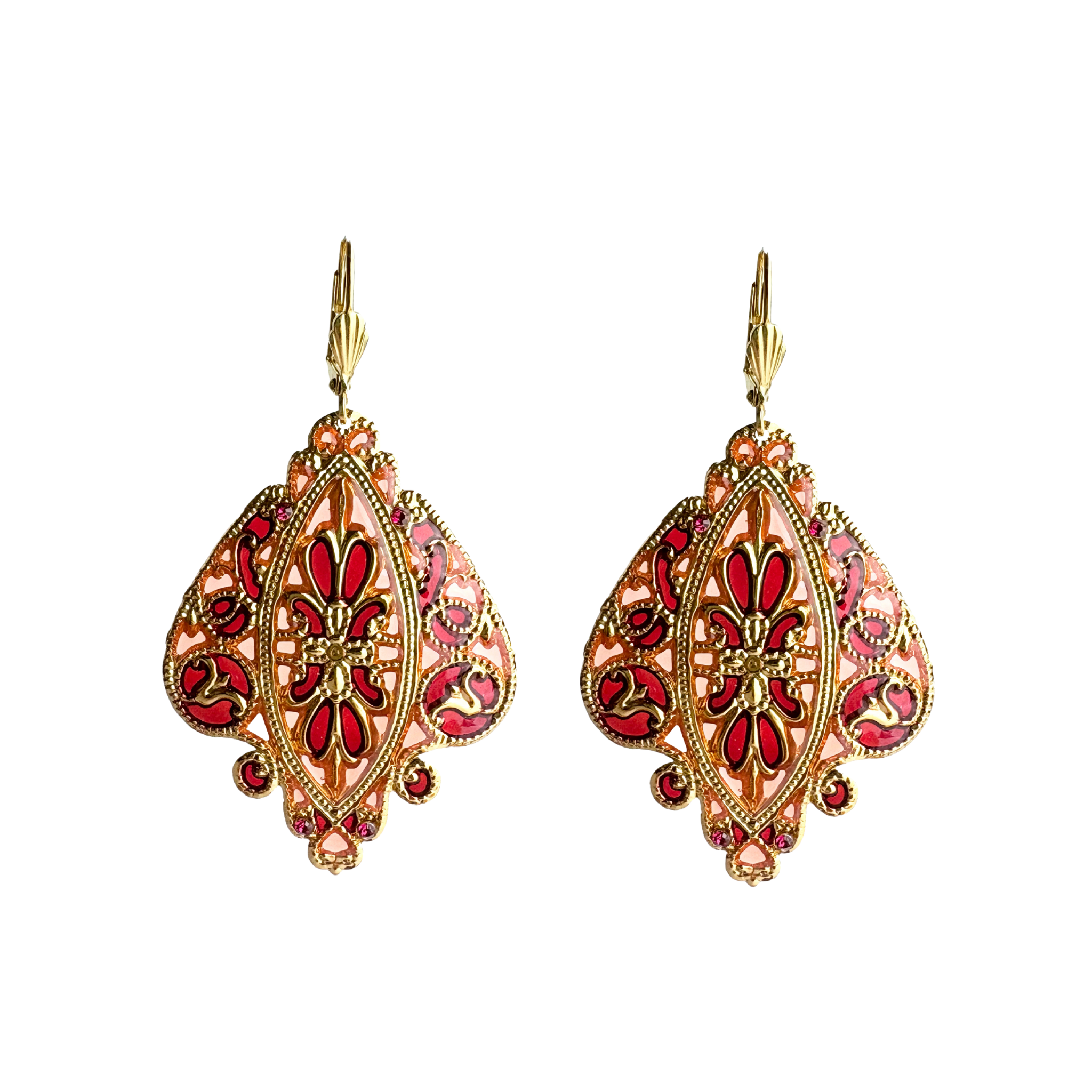 Boucles d'oreilles Tilda dorées