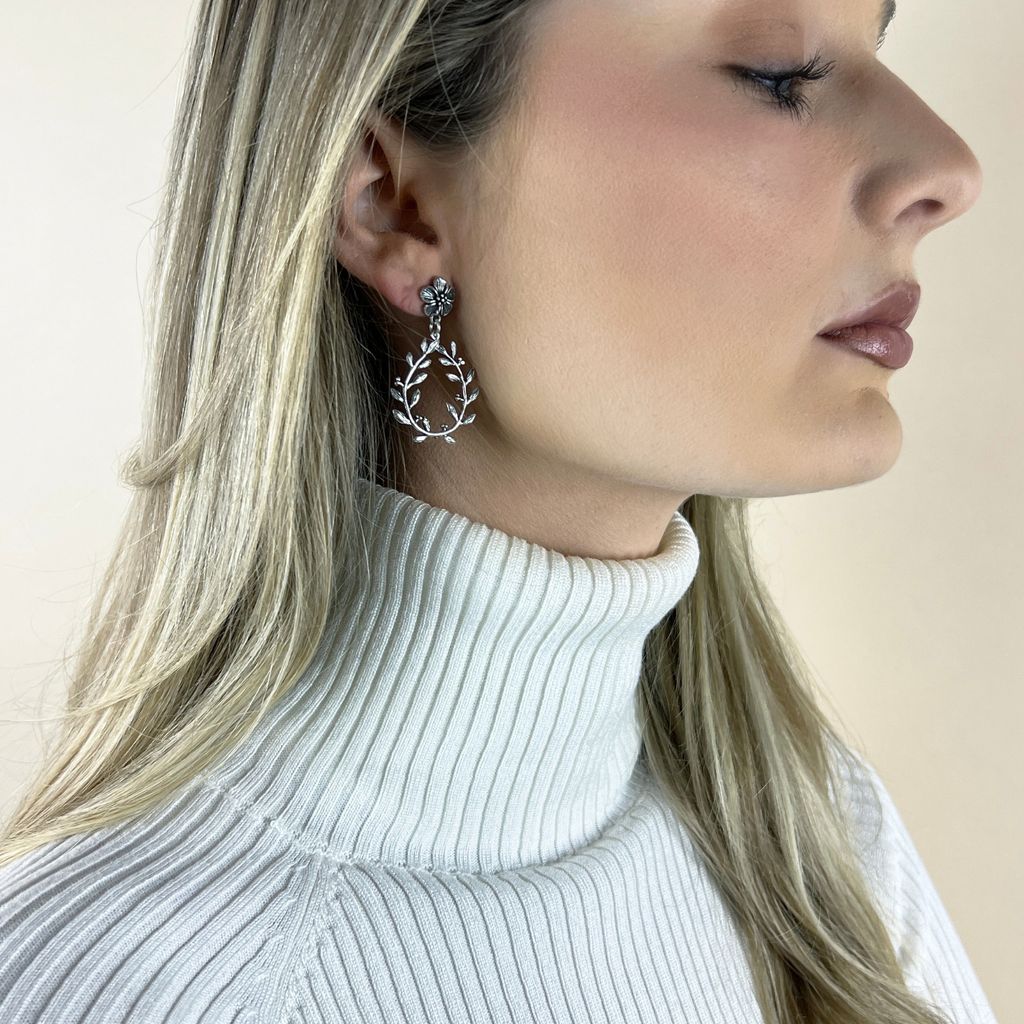 Boucles d'oreilles Césaria Argentées