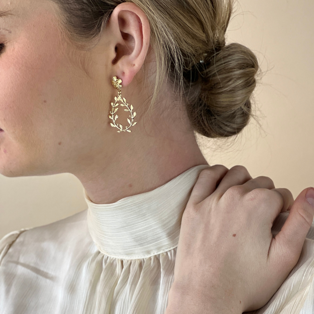 Boucles d'oreilles Césaria Dorées