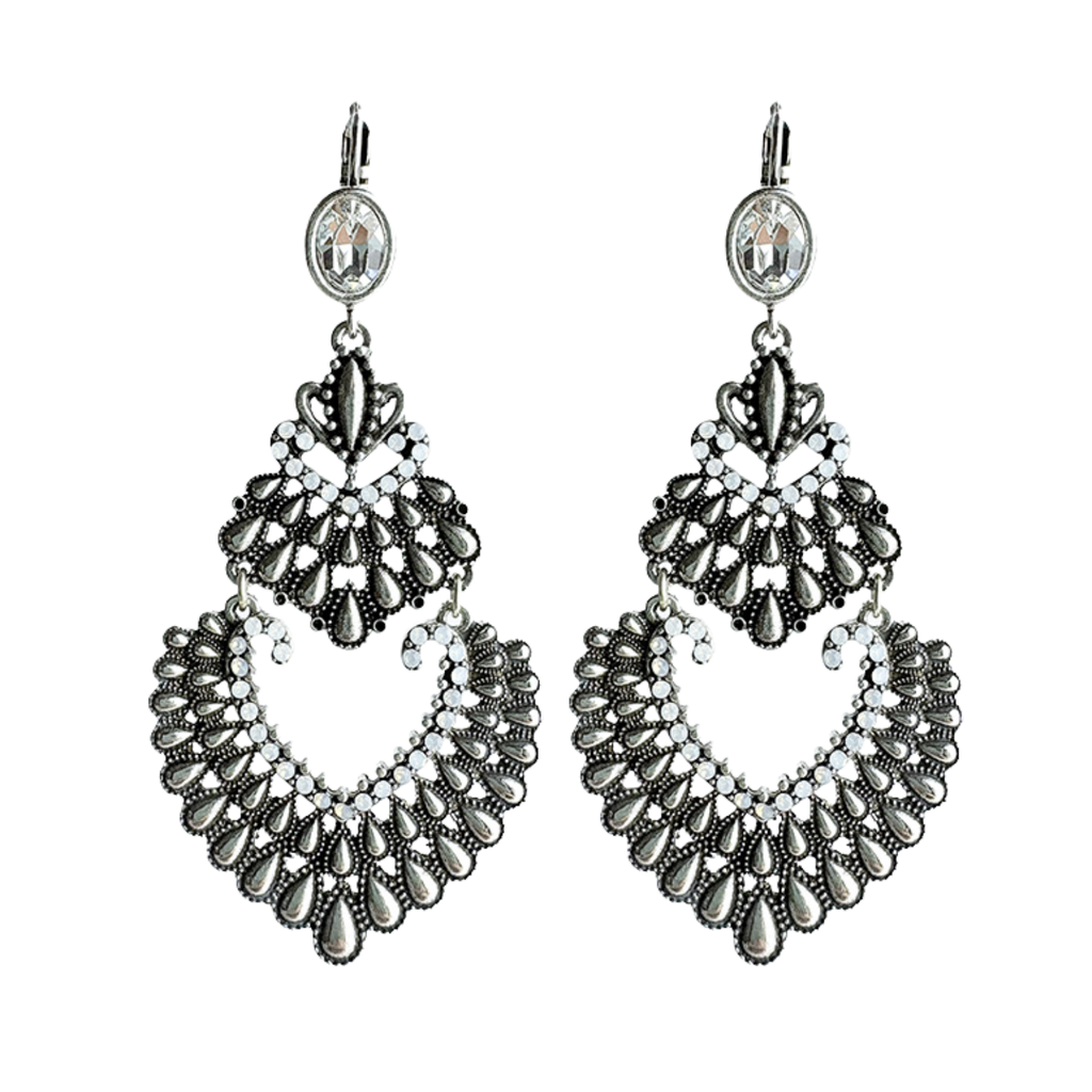 Boucles d'oreilles Chimérique Argentées