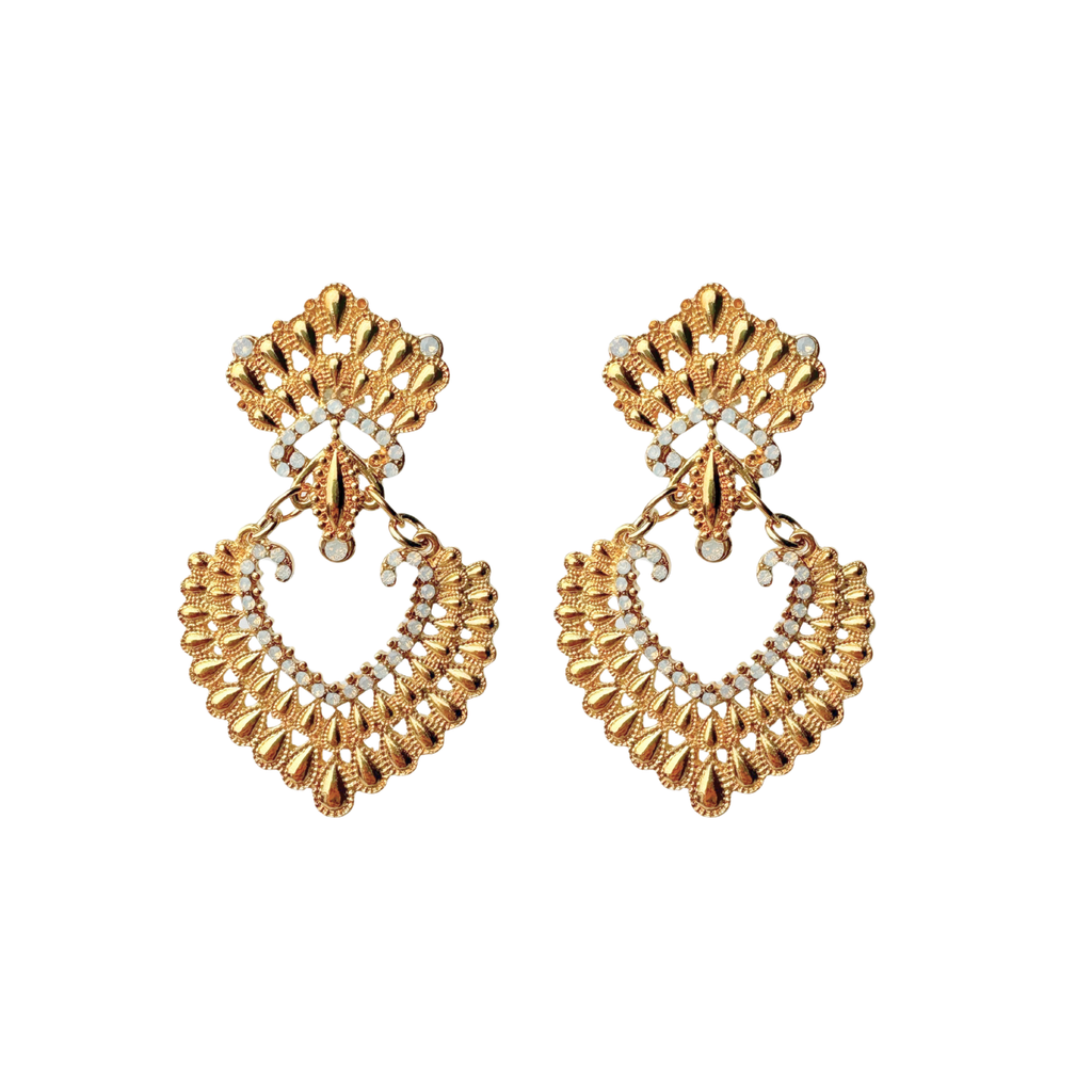 Boucles d'oreilles Chimères Dorées