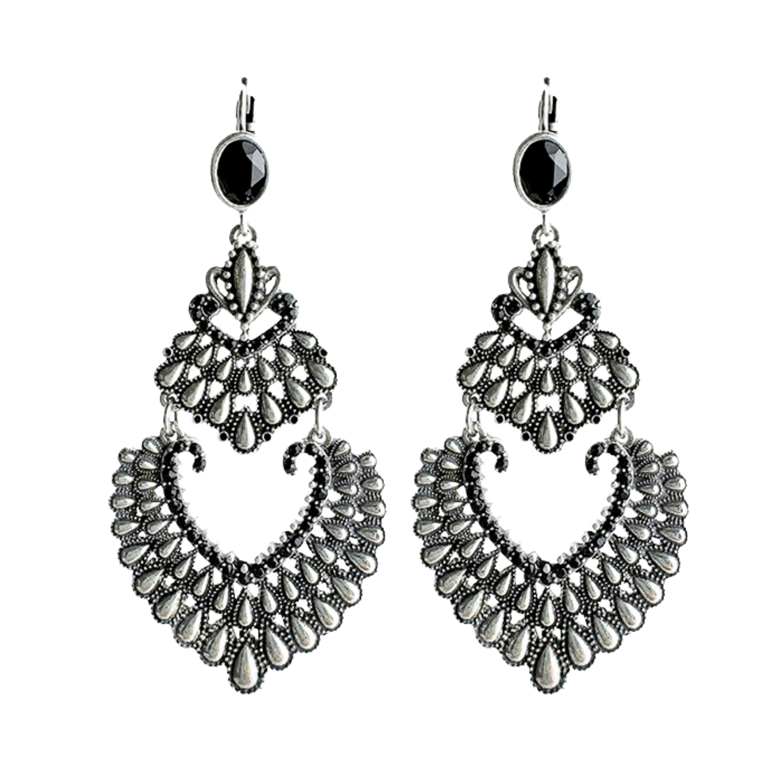 Boucles d'oreilles Chimérique Argentées